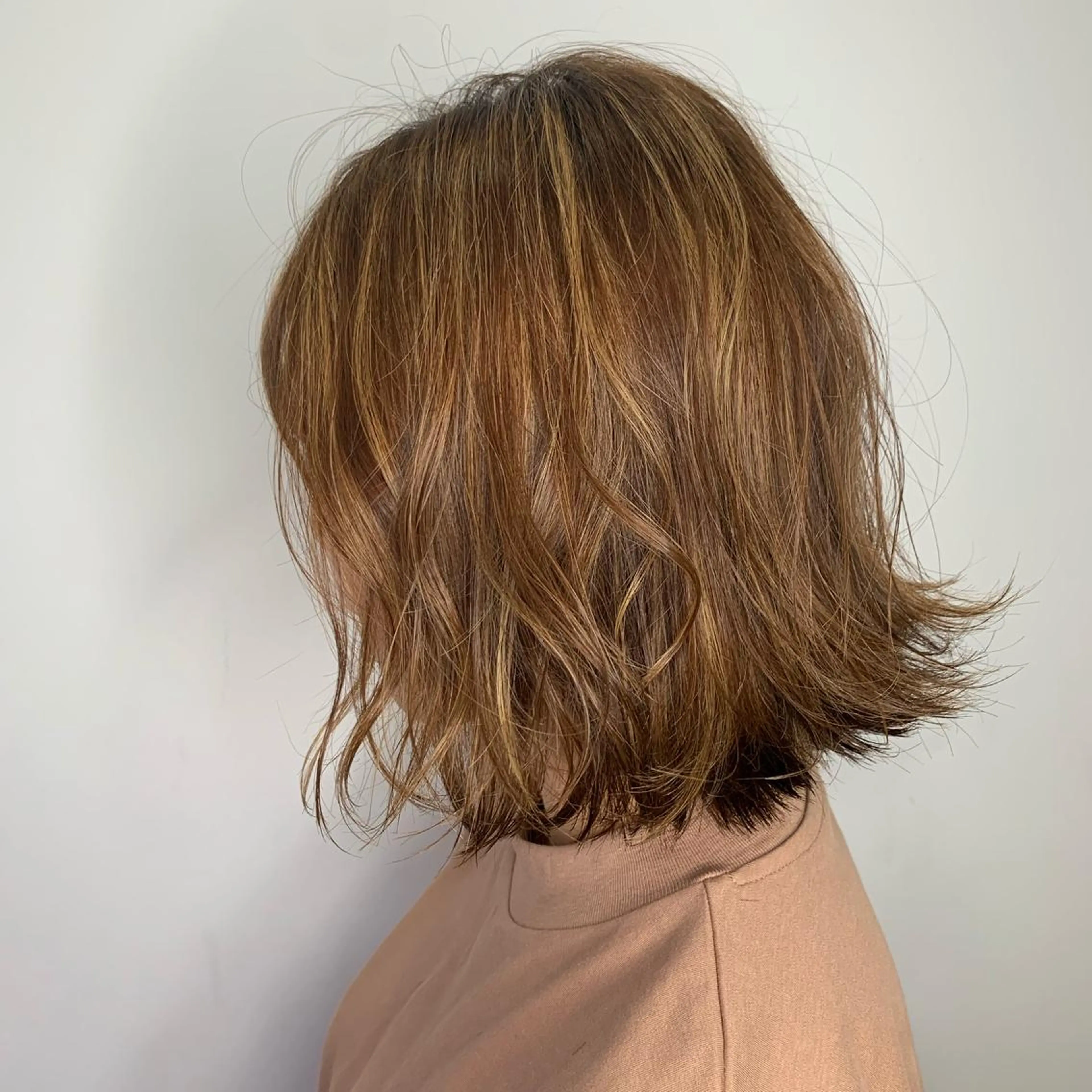 ショート AMI ウルフパーマ/メンズのヘアスタイル