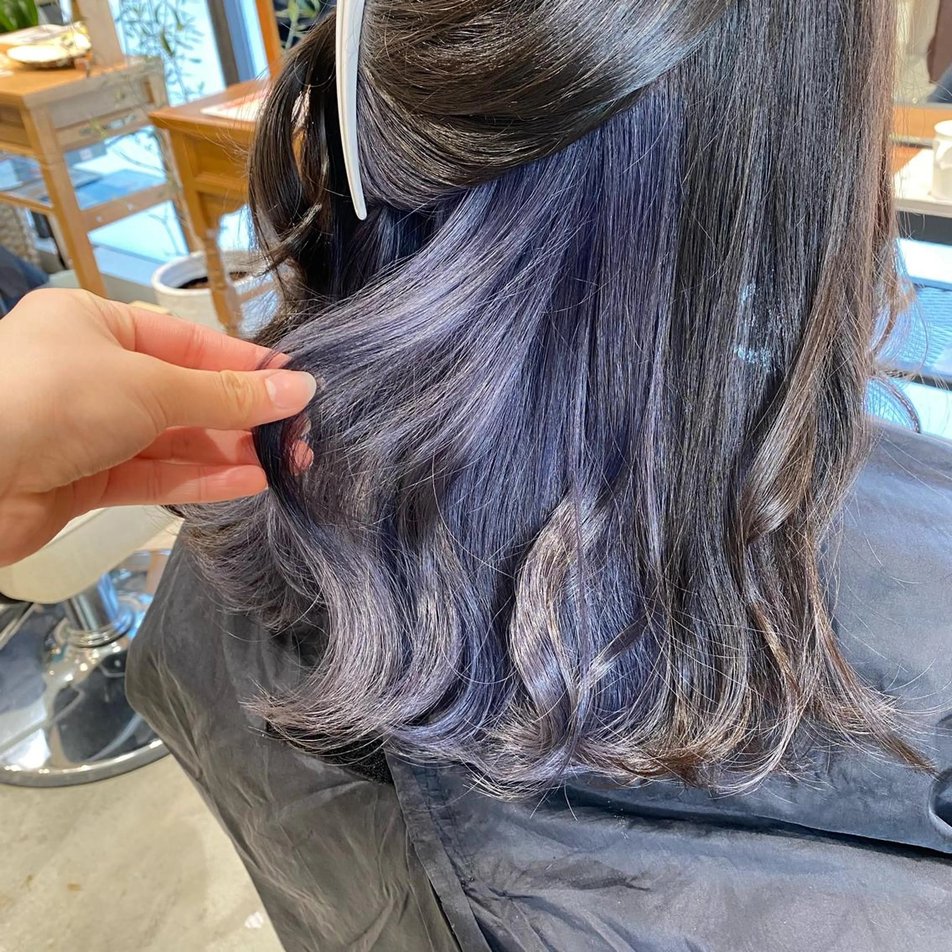 ロング カラー インナーカラー 透明感カラー🌈 菊池 結衣のヘアスタイル