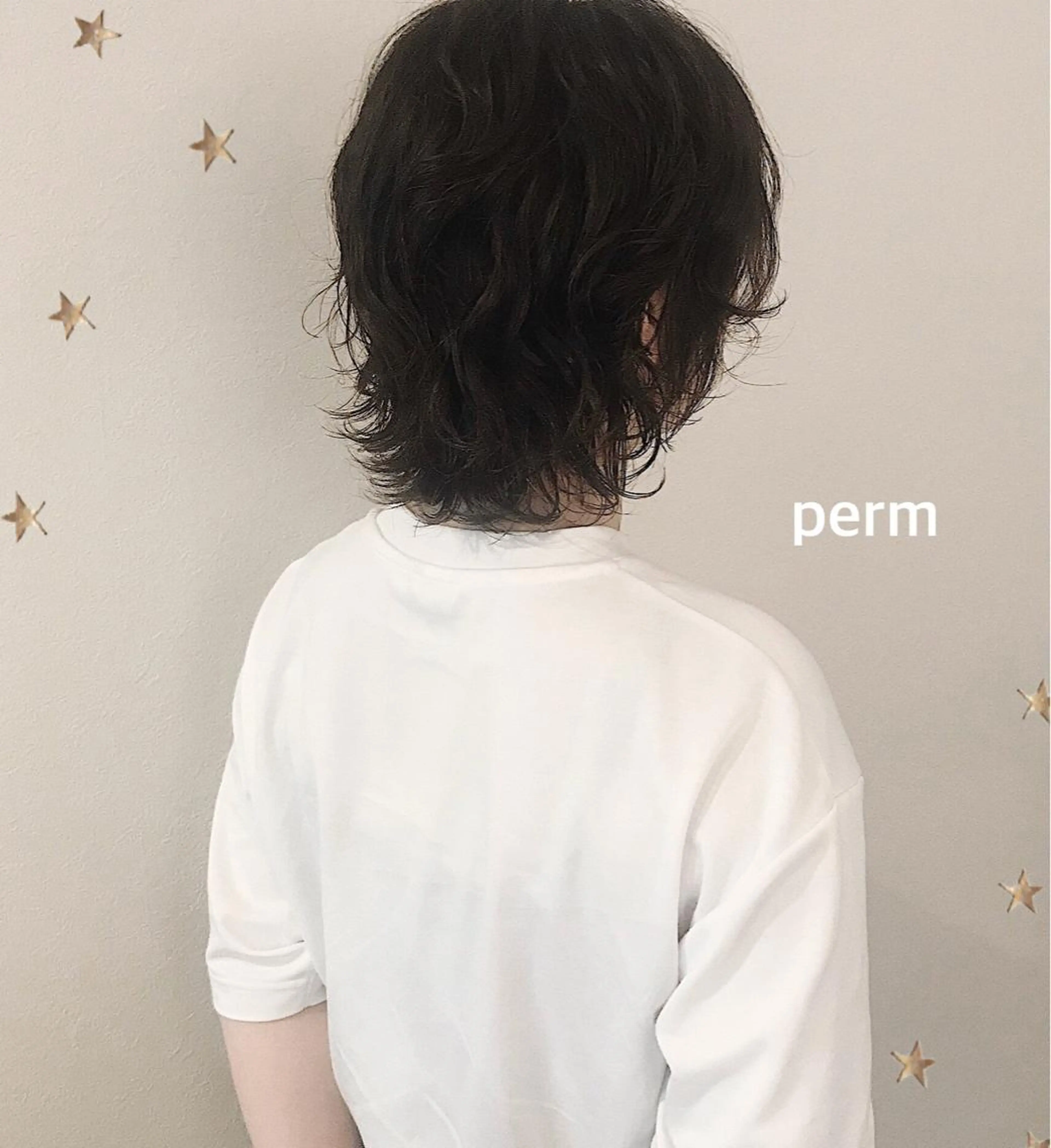 ショート パーマ カット パーマ 市川 千夏のヘアスタイル