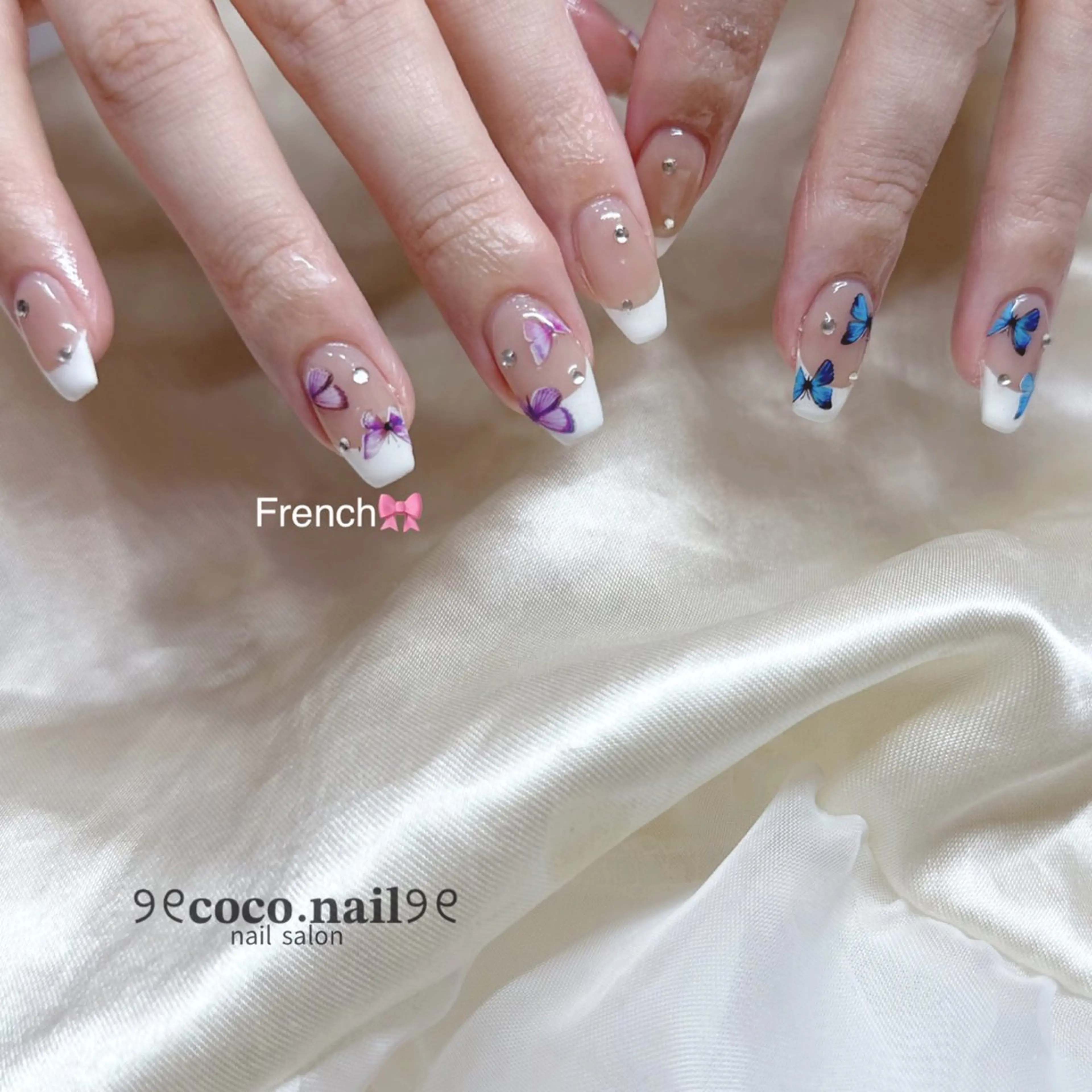 ネイル lili.nail y2k/長さ出しのネイルデザイン