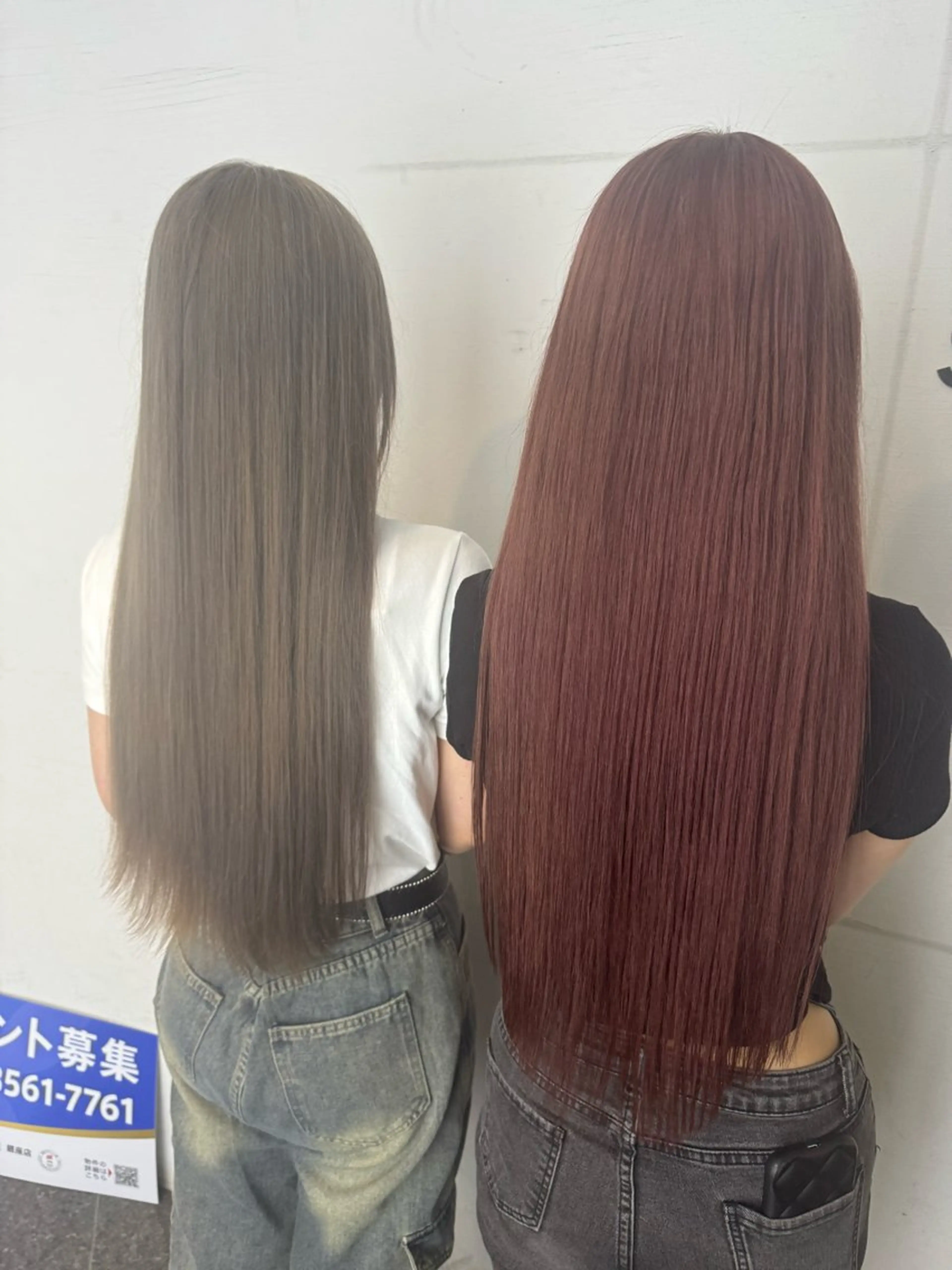 ロング カラー ヘアカラー トリートメント うる艶ストレート♡透 明感カラー♡かずまるのヘアスタイル