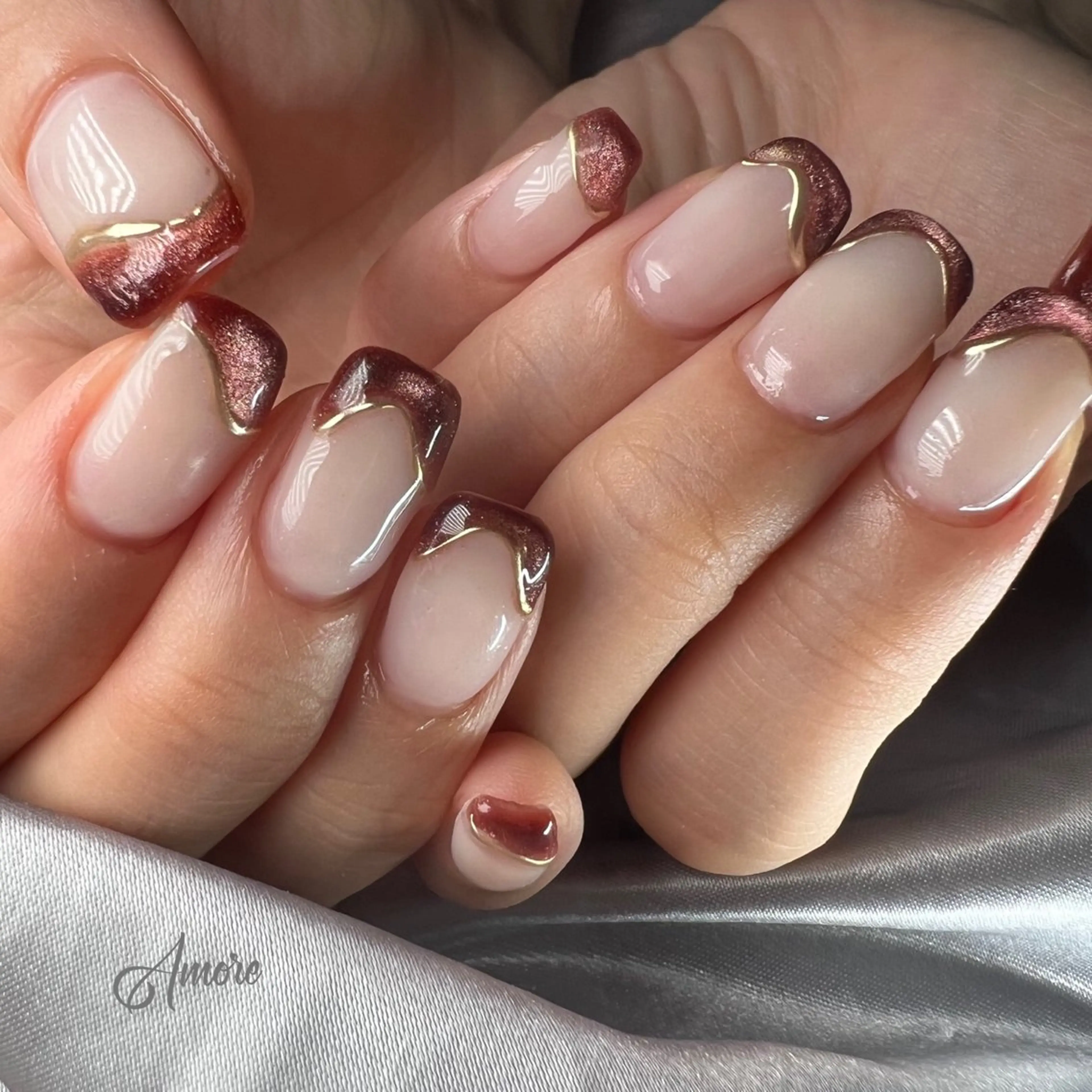 ネイル ジェルネイル 韓国ネイル パラジェル You kyehwaのネイルデザイン