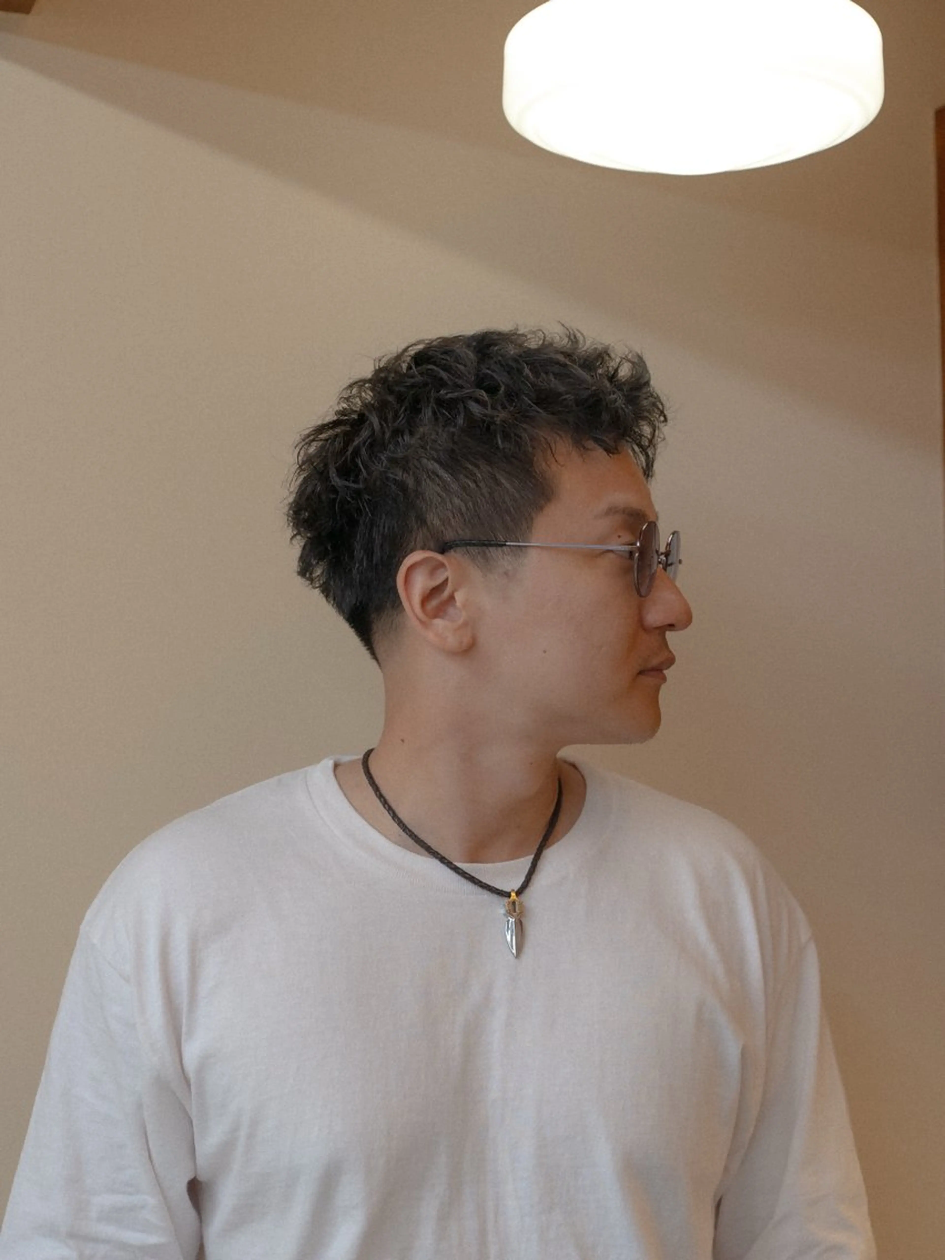 ショート カラー パーマ メンズ メンズパーマ ショートヘア カット パーマ 🔗メンズサロン🔗 Kieのヘアスタイル