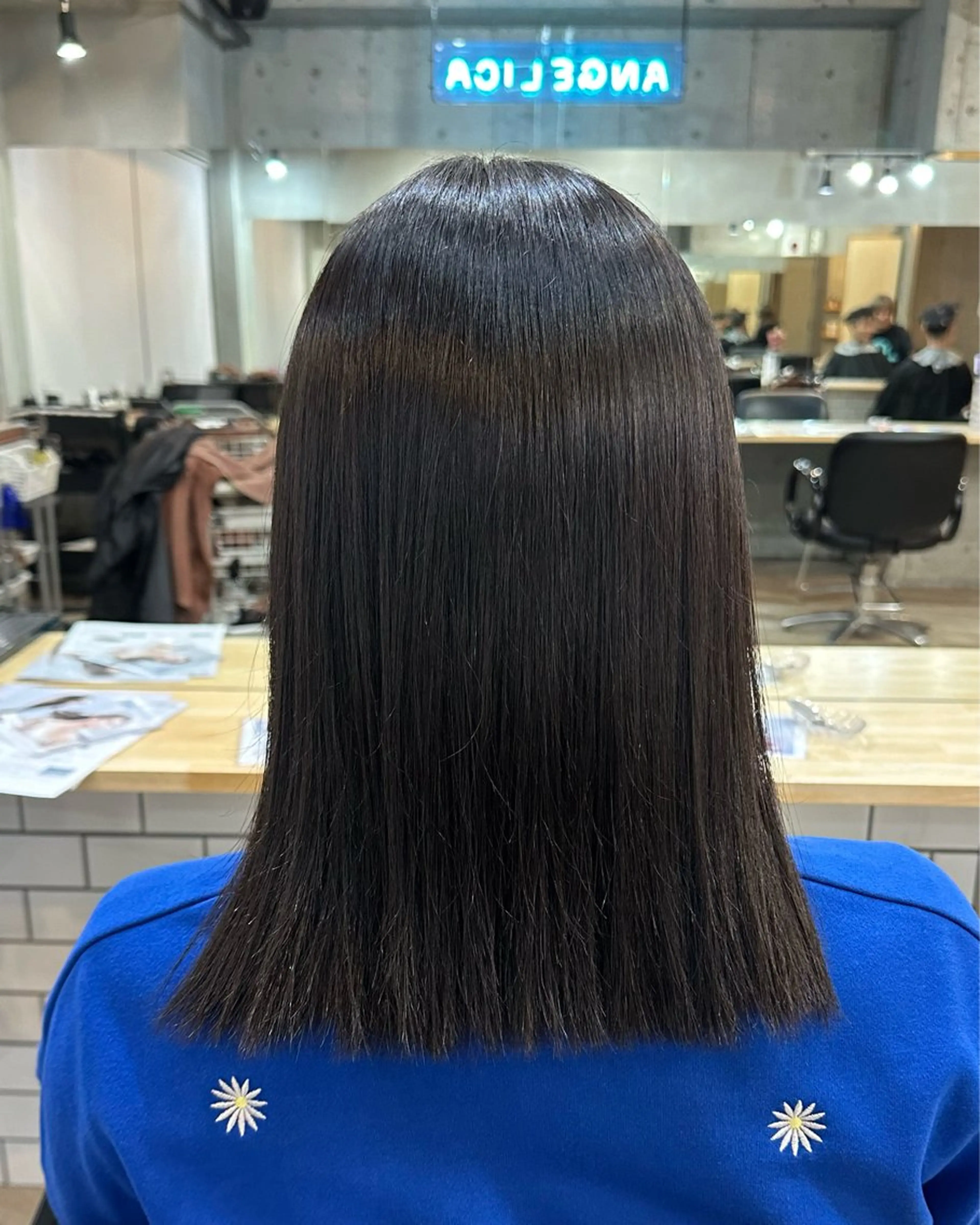 縮毛矯正 Angelica 内海  遥奈のヘアスタイル