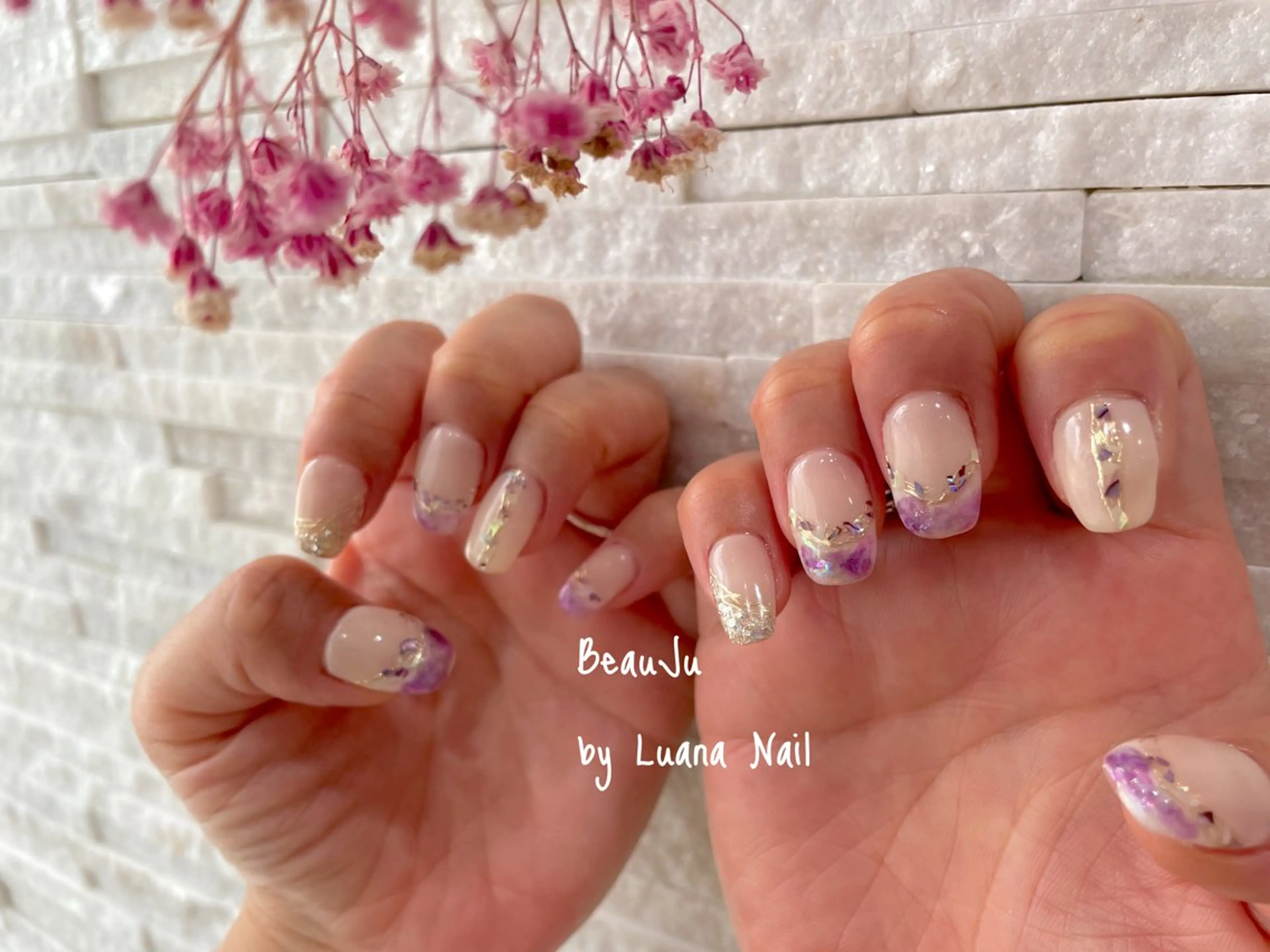 ネイル ミラーネイル ハンドネイル BeauJu by Luana Nailのネイルデザイン