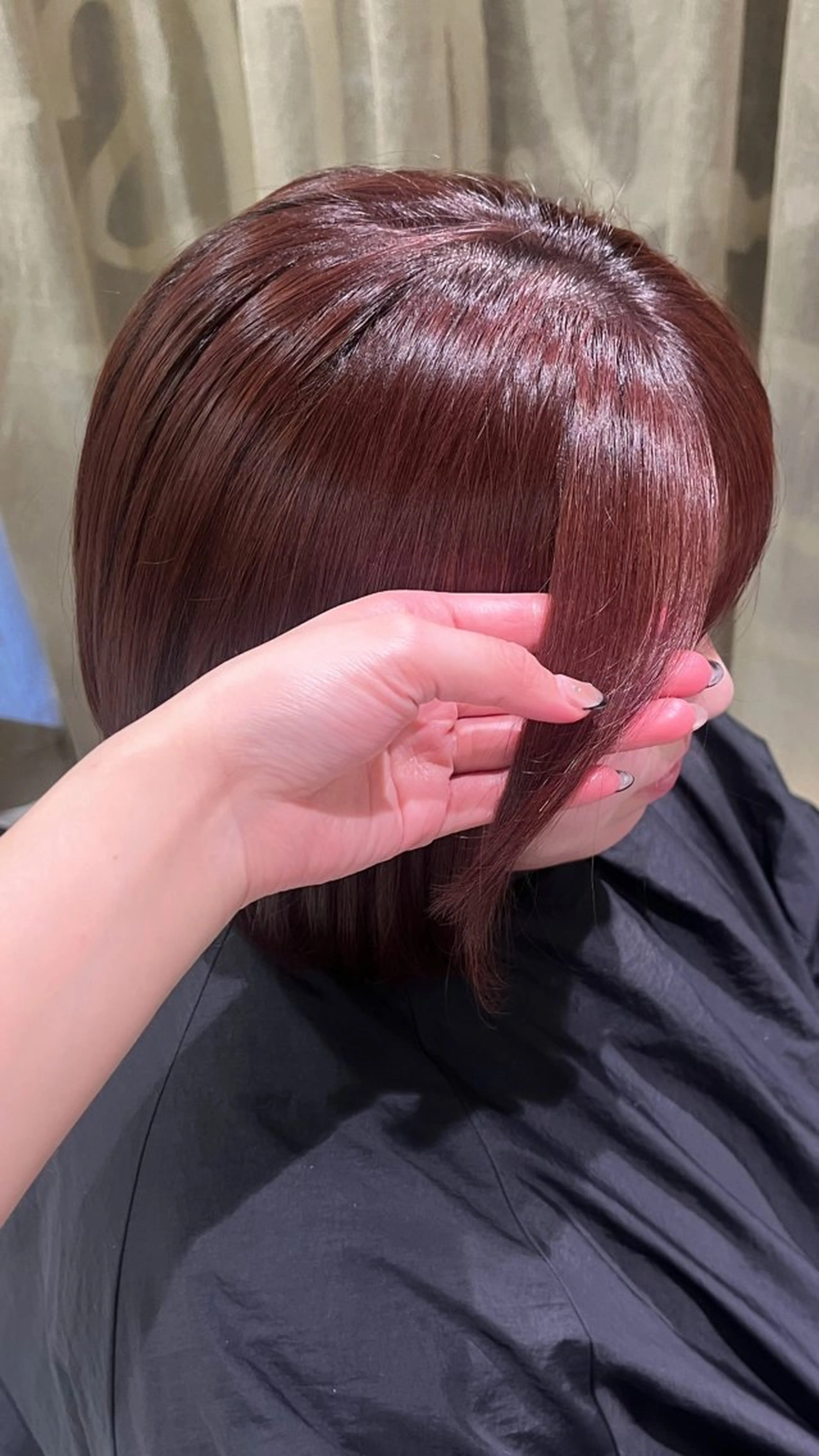 ショート カラー ヘアカラー トリートメント PELE/ミルクティ ー/NATSUKIのヘアスタイル