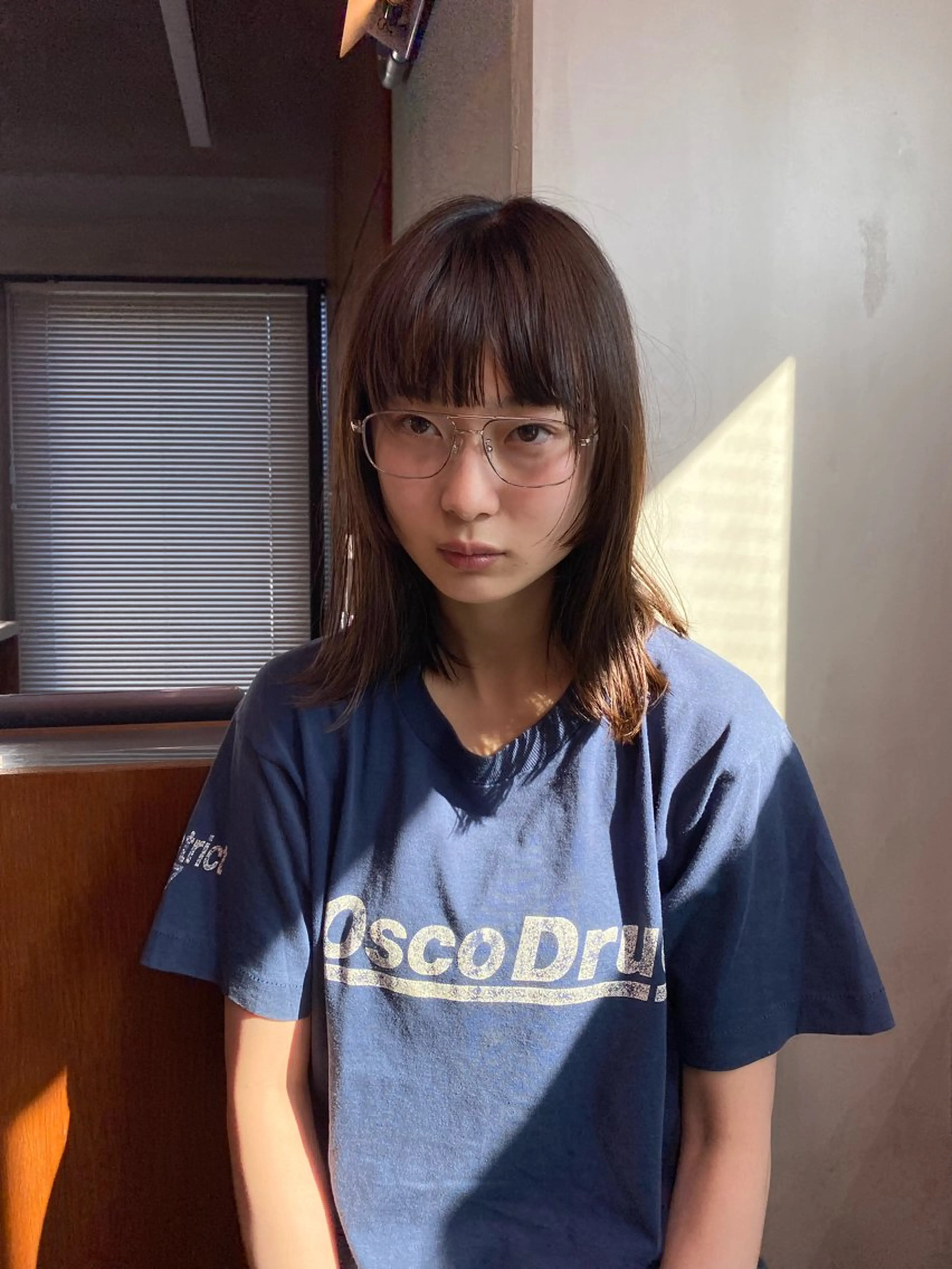 セミロング カラー ヘアカラー トリートメント YUUKI/ウルフ .ハイレイヤーのヘアスタイル