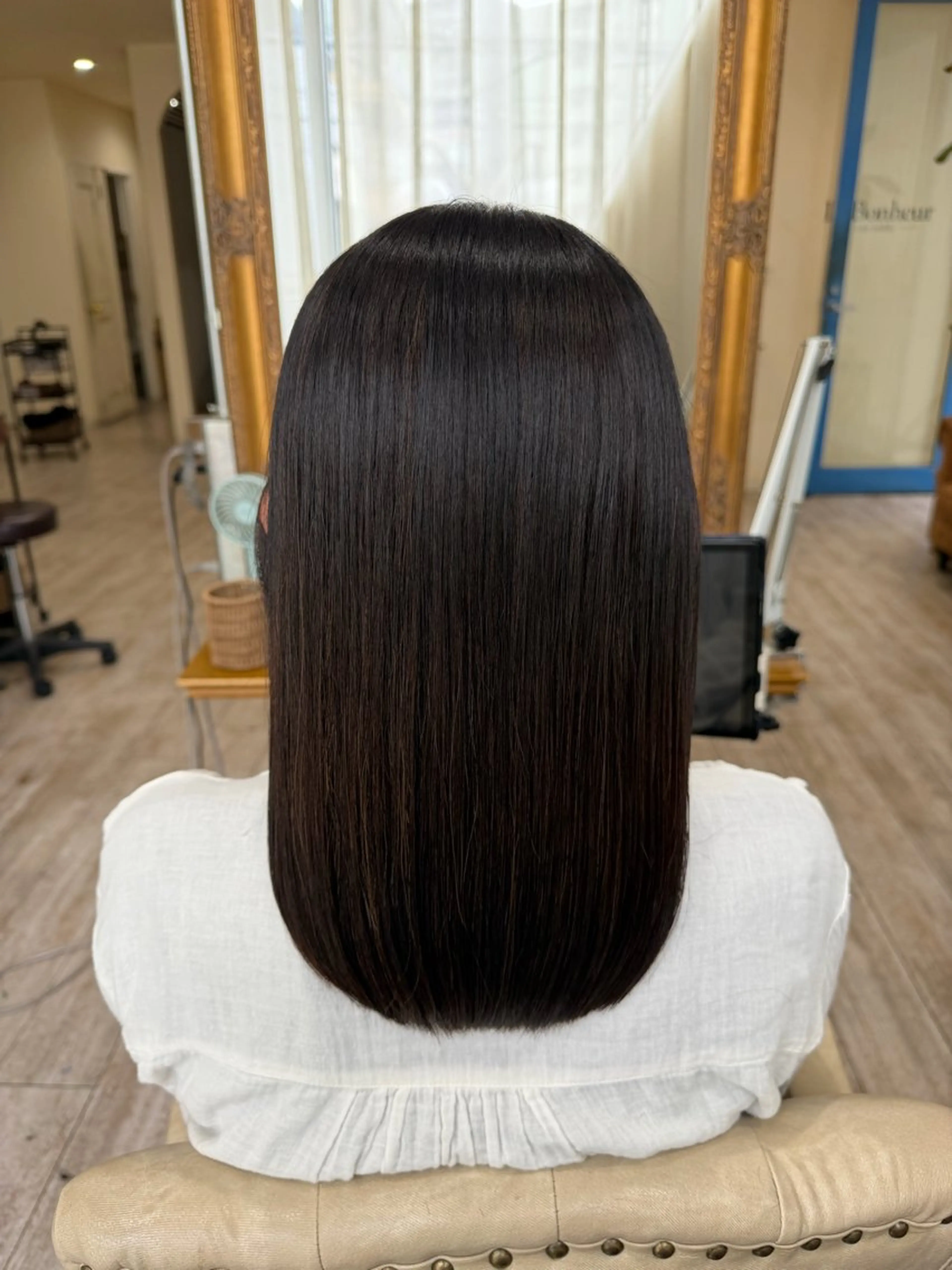 ミディアム カラー 髪質改善 レイヤーカット カット ヘアカラー 縮毛矯正 トリートメント 新越谷noble店長 松本拓也▶◀*.のヘアスタイル