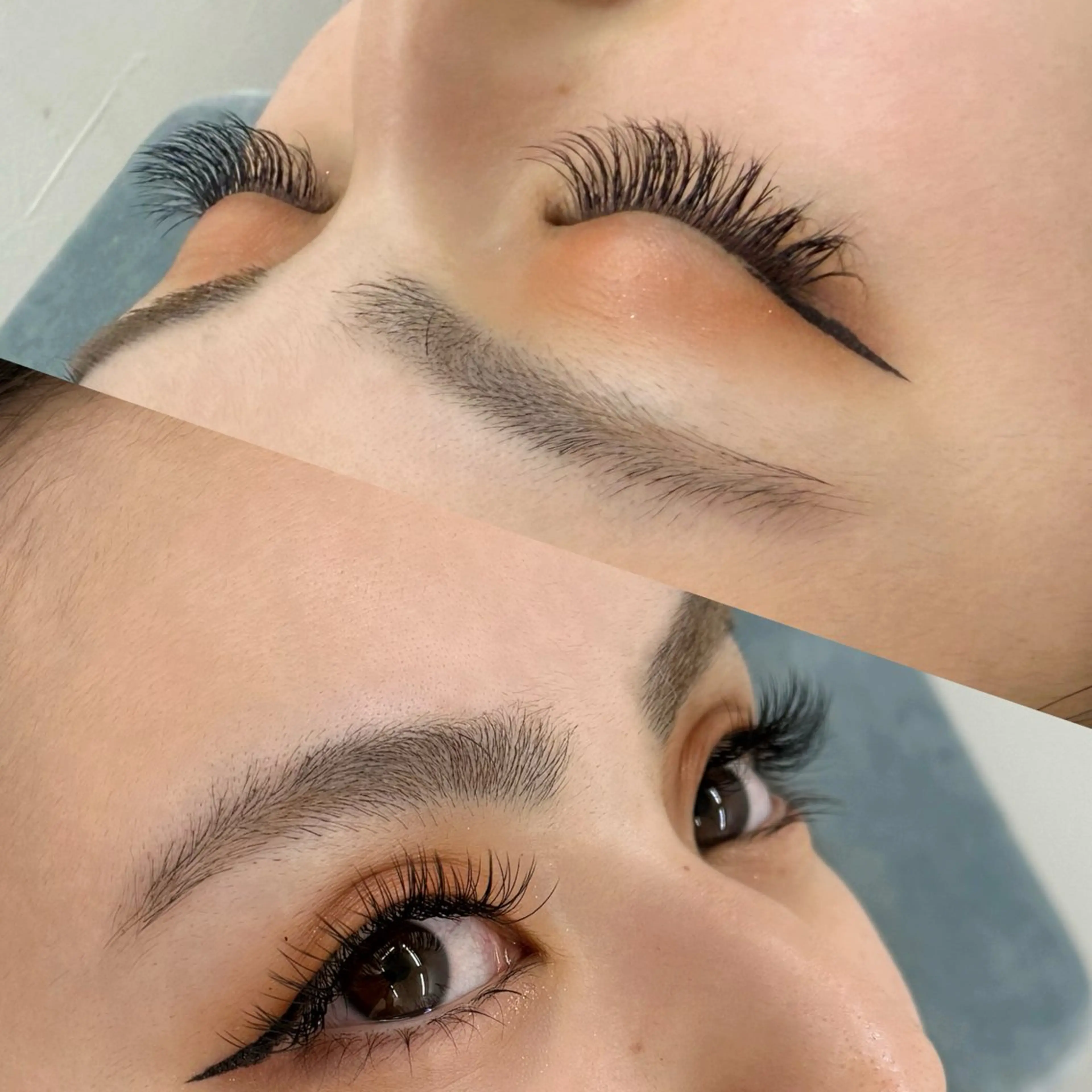 マツエク・マツパ フラットラッシュ パリジェンヌラッシュリフト まつげパーマ 下まつげエクステ 一重×まつ毛パーマ マツエク maisbonita eyelash🦋のマツエク・マツパデザイン