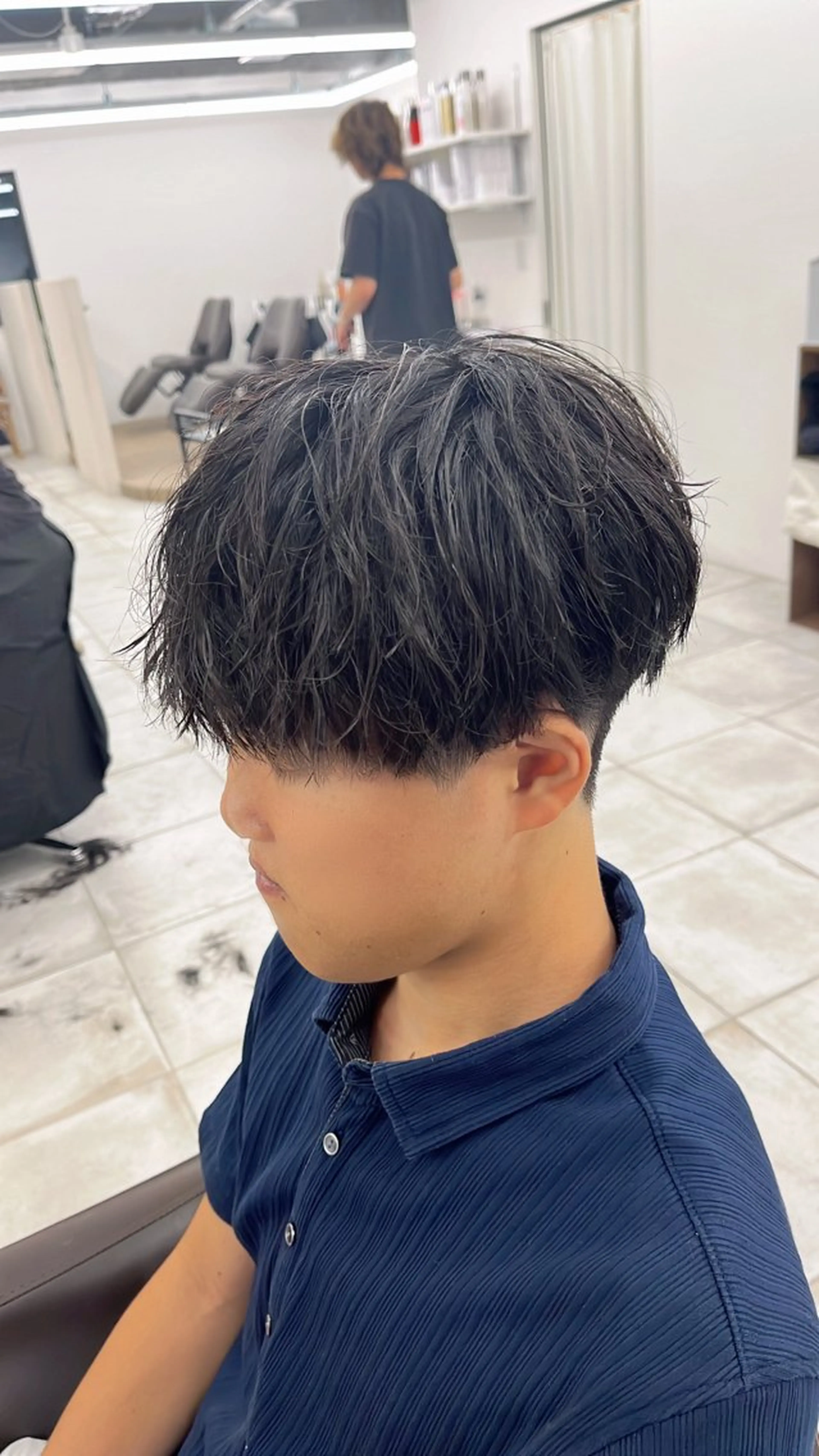 ショート パーマ メンズ 🏆メンズヘア特化 🥇代表りんぺーのヘアスタイル