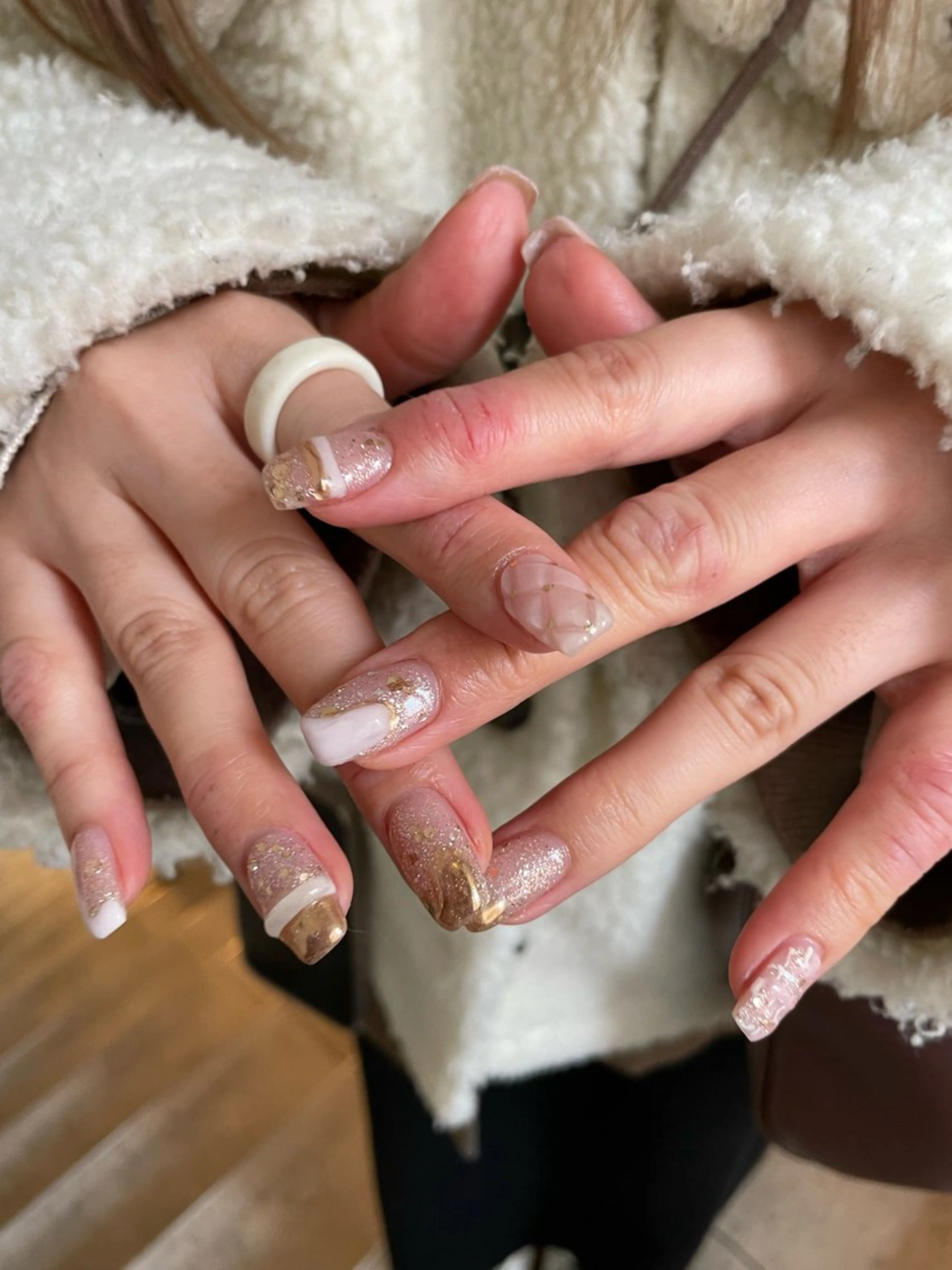 ネイル 【淡色color/ nail】maikoのネイルデザイン