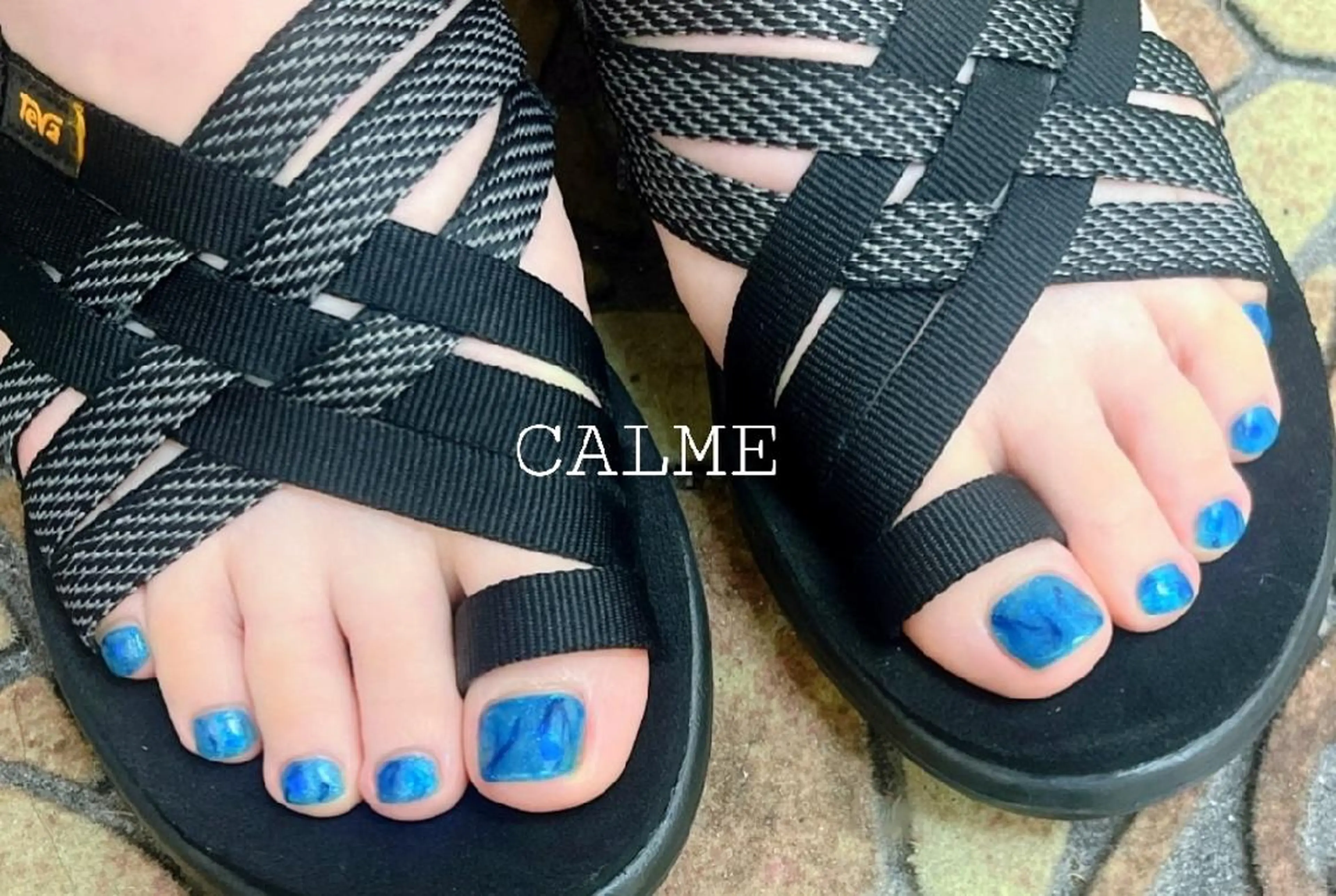 ネイル フットネイル 持ち込み CALME ♡のネイルデザイン