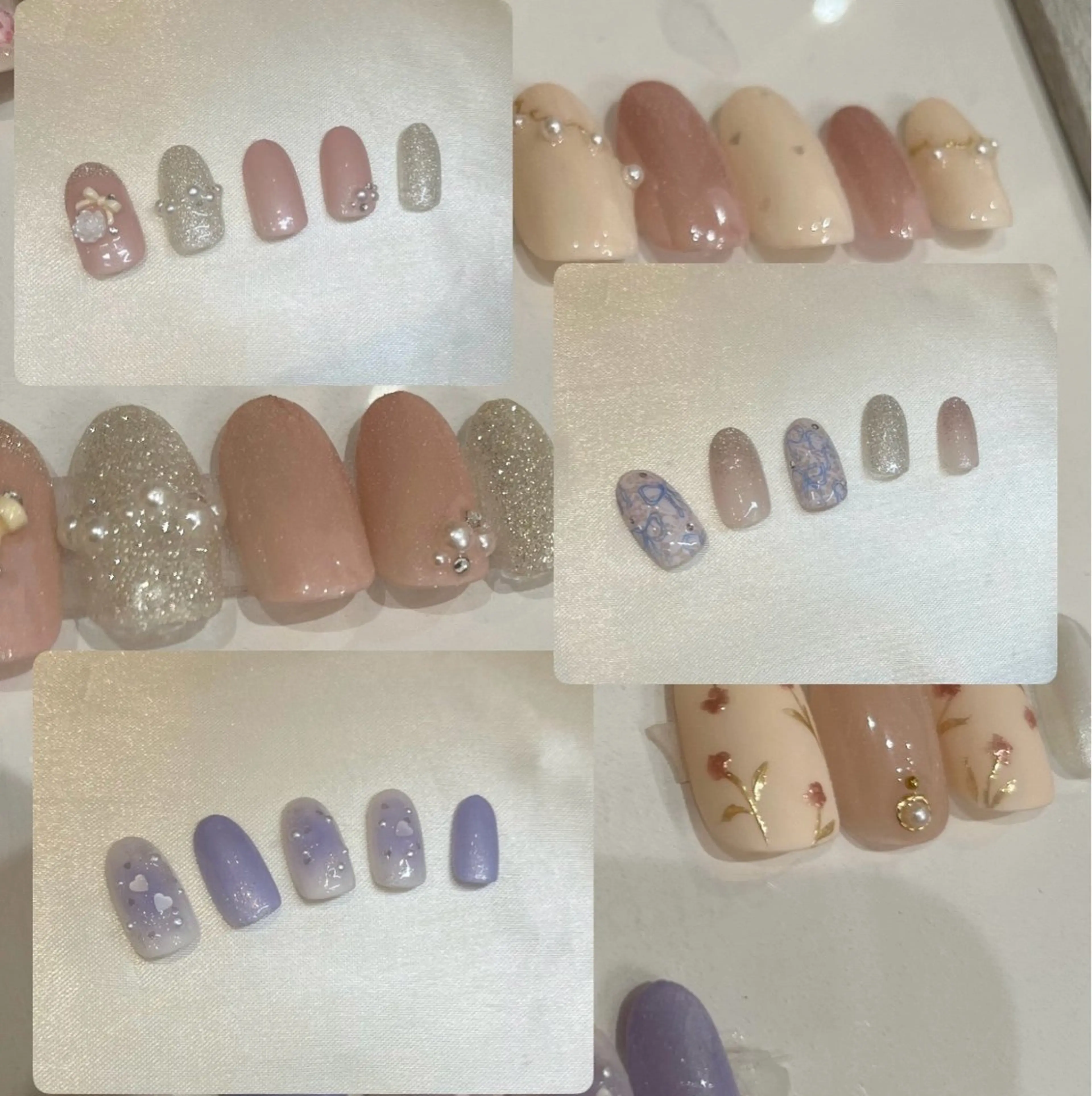 【オフ込み】🎀ガーリーネイル🦢🎀の写真