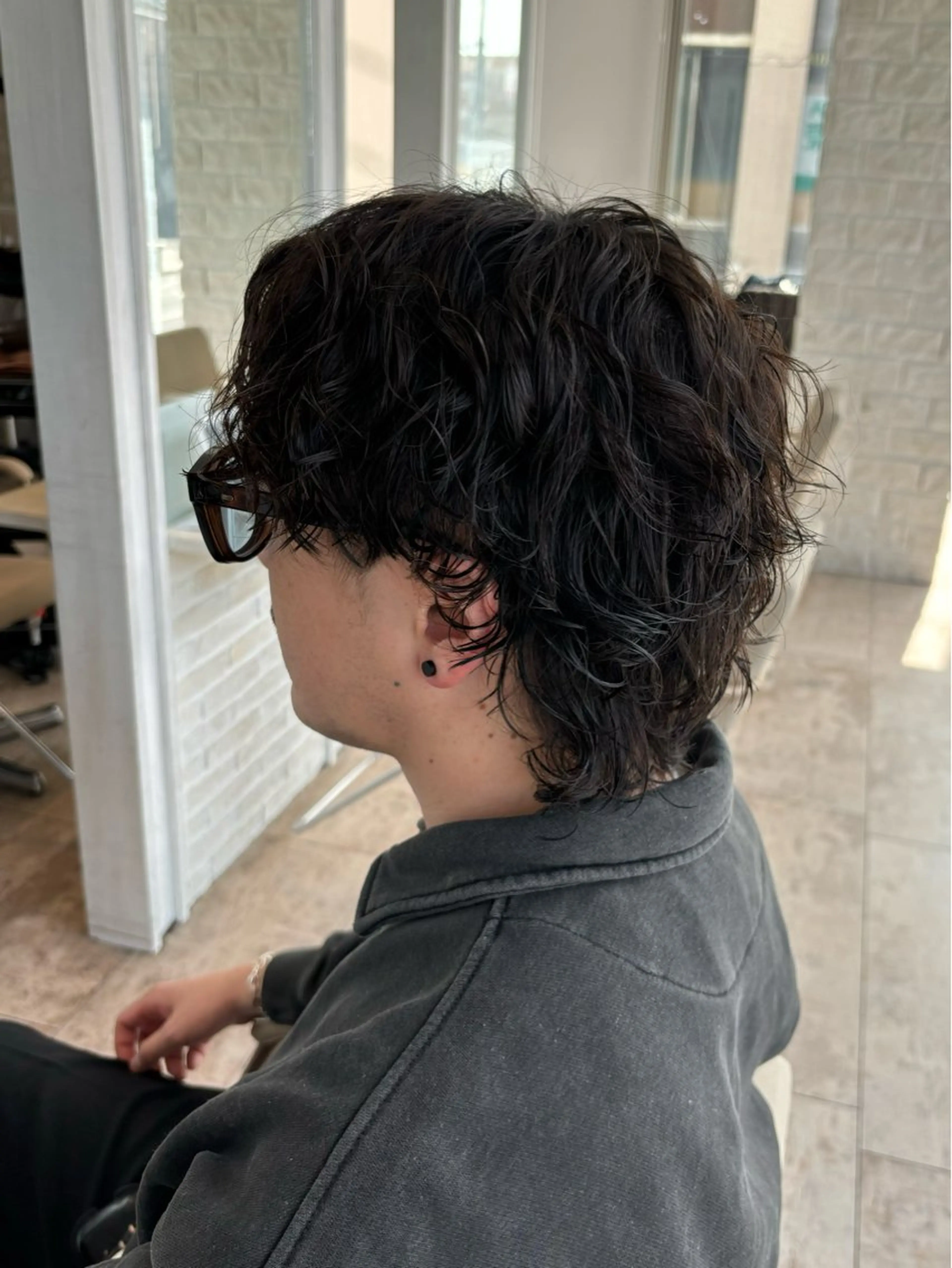 メンズカット＋パーマの写真