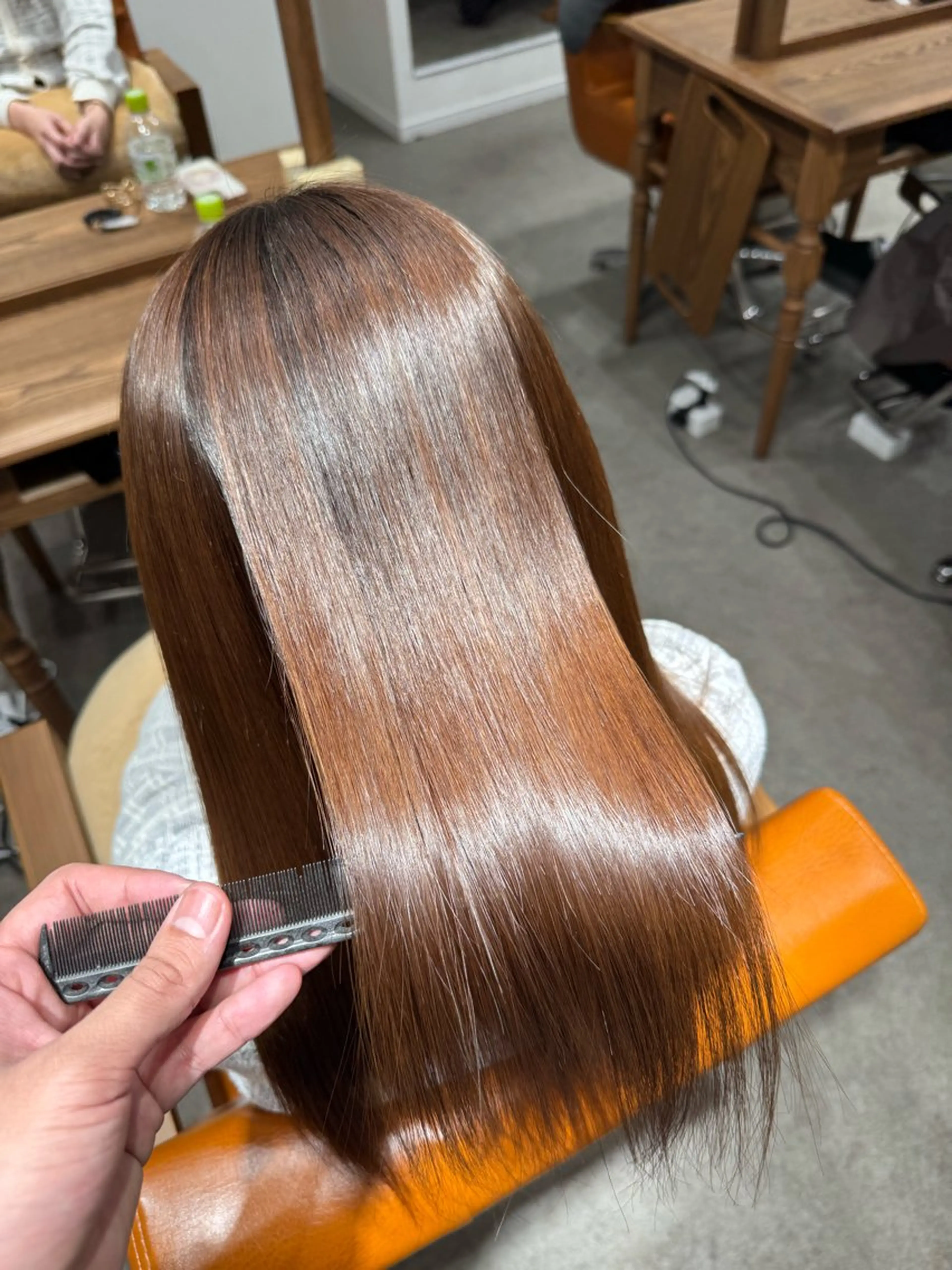 カット＋髪質改善カラー＋トリートメントの写真