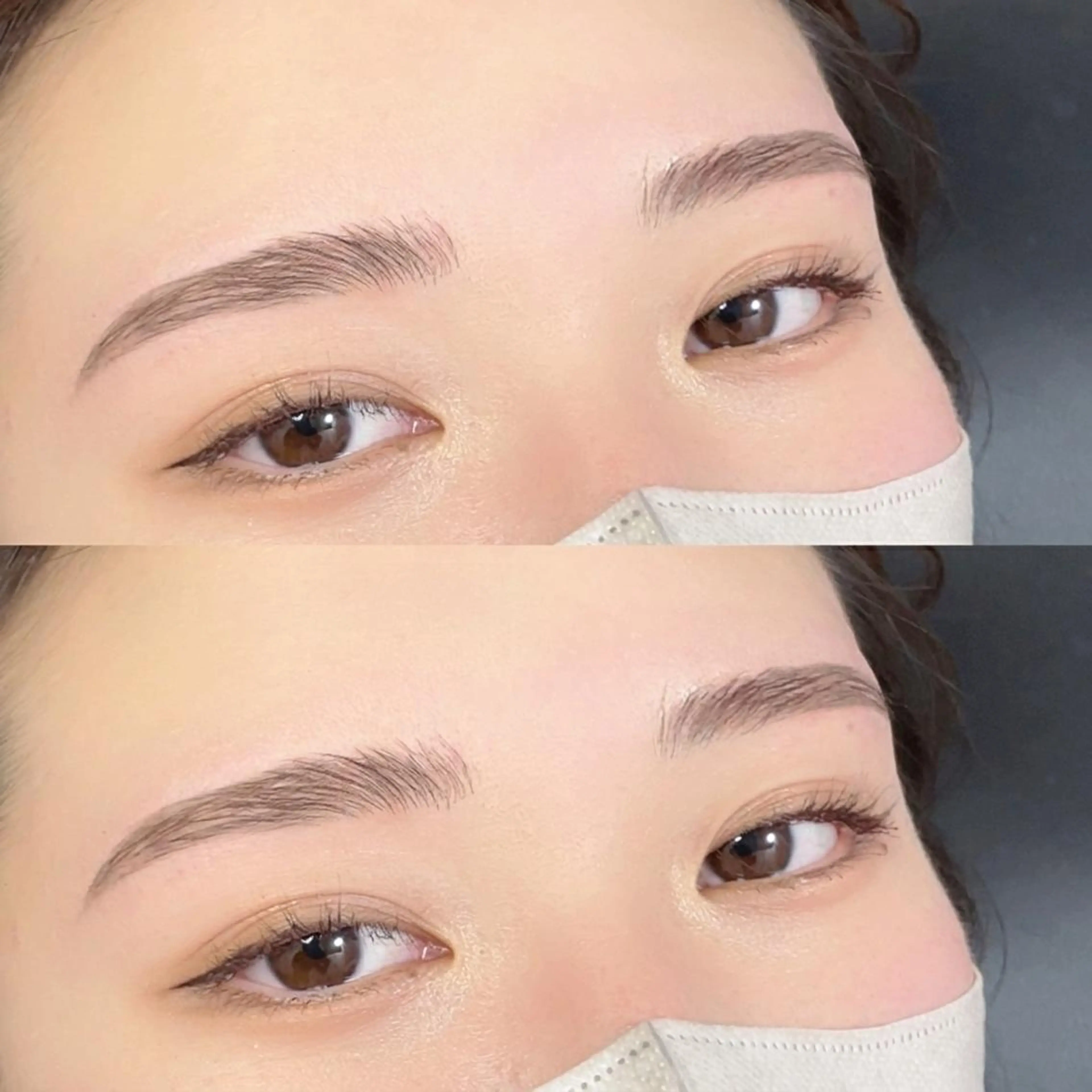 眉毛のカラー+美眉毛アイブロウWAXスタイリング/眉メイク込◆￥6500の写真