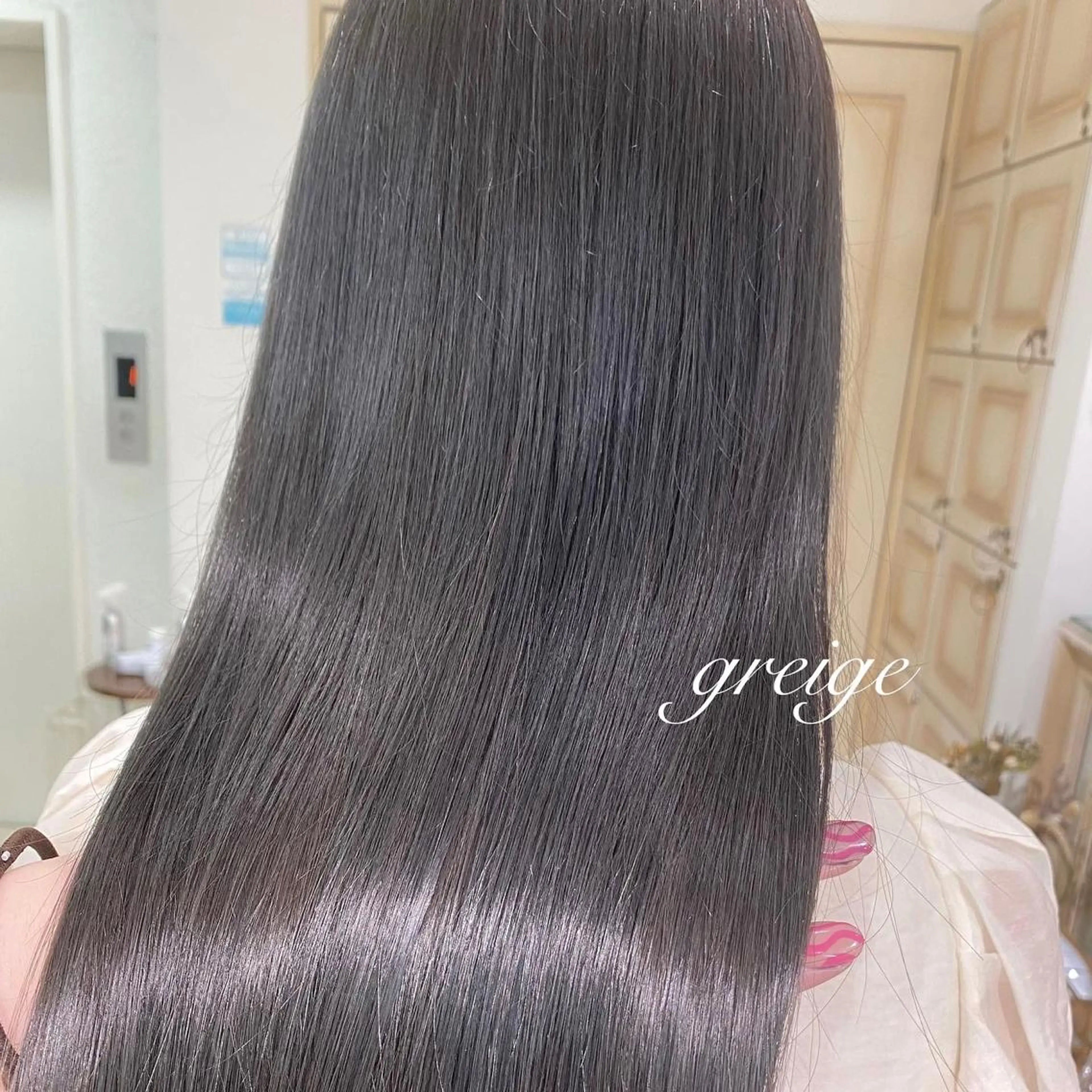 ロング カラー ヘアアレンジ 透明感カラー 古山 結季🌙🖤のヘアスタイル