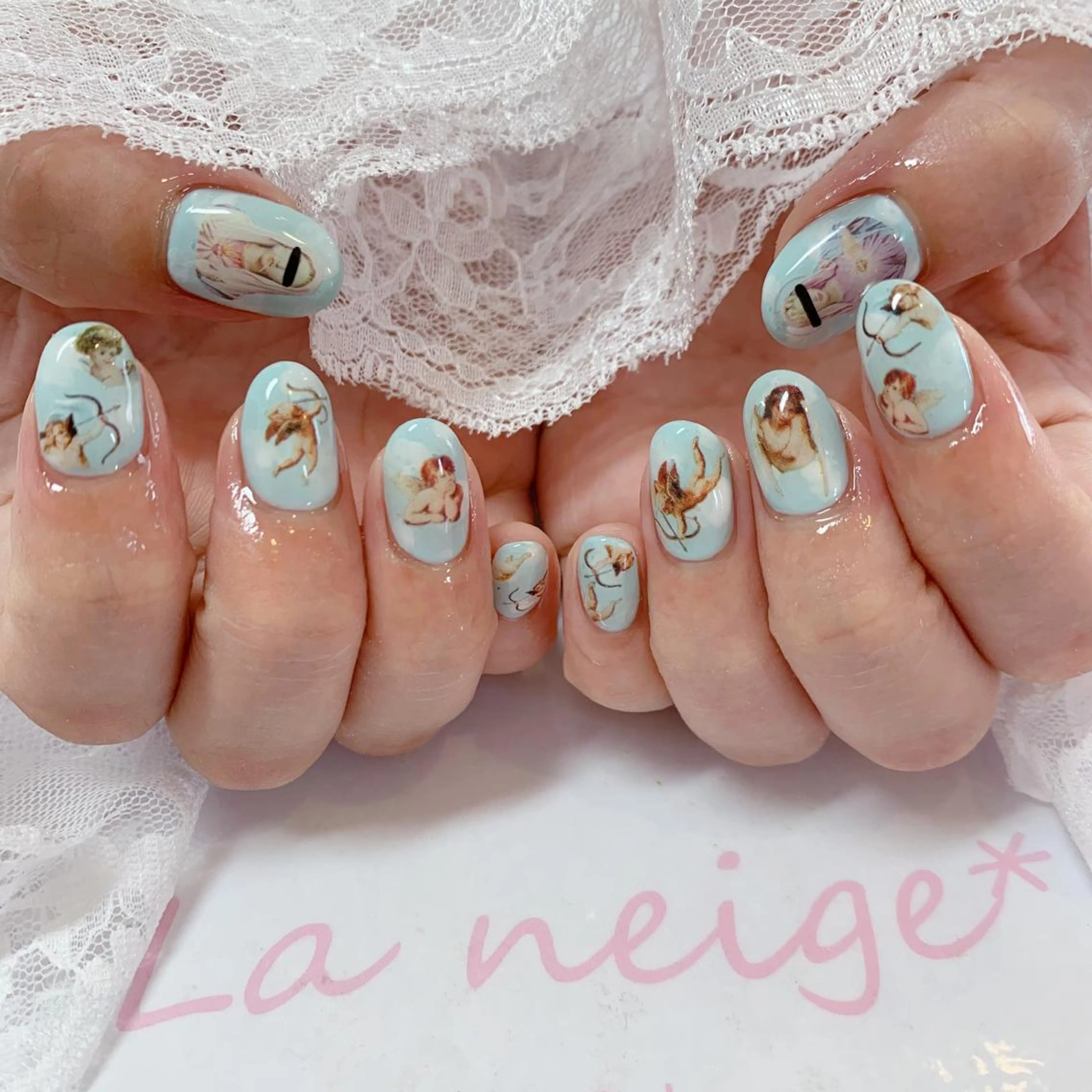 ネイル ハンドネイル La neige* yuki 🐩🌙のネイルデザイン