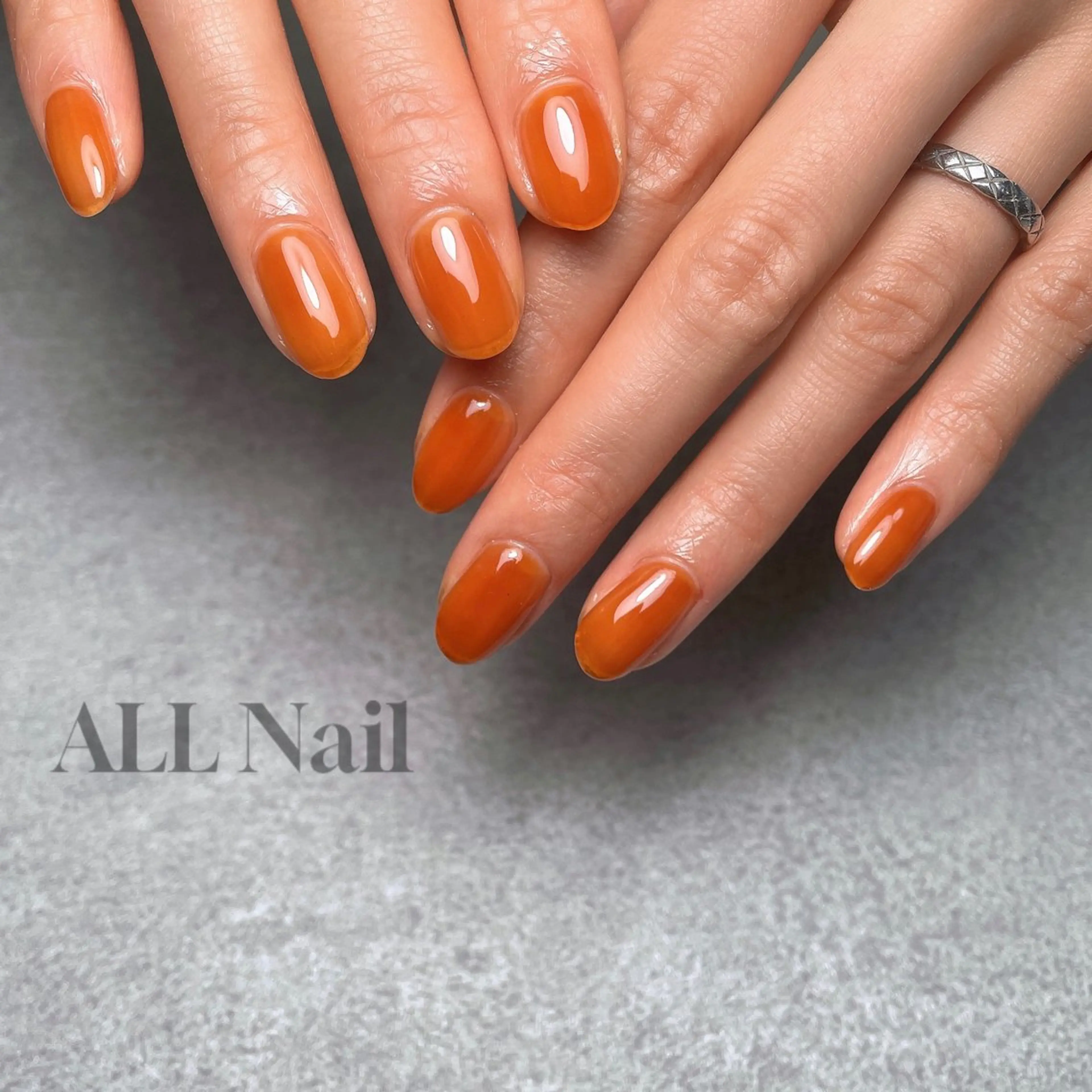 ネイル ブラウン ワンカラーネイル ALL Nail &whiteningのその他イメージ