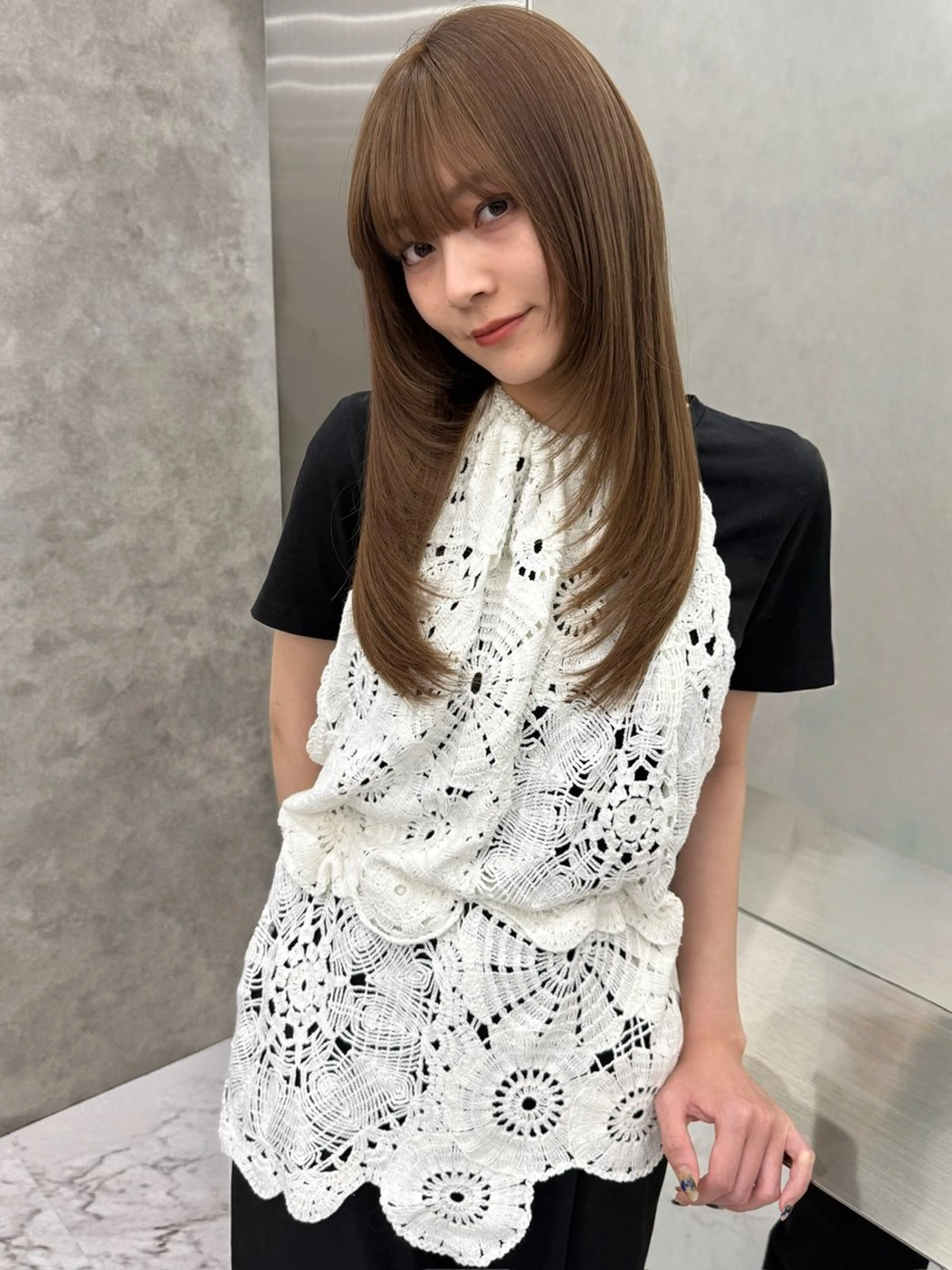 【似合わせカット】＋【艶感カラー】＋【3stepトリートメント】#レイヤー#ウルフの写真