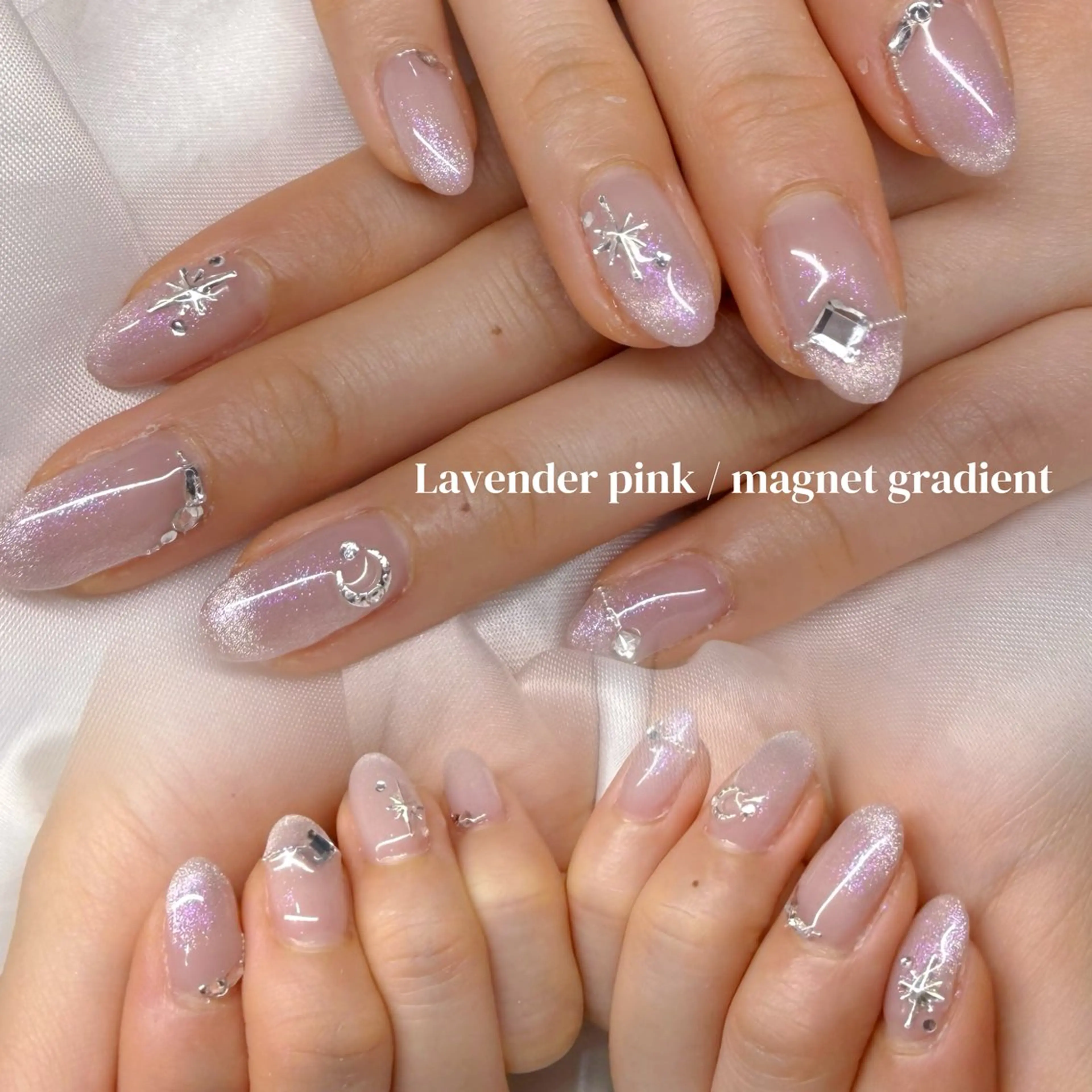 ネイル ピンク ホワイト ハンドネイル mao lilu/高崎のネイルデザイン