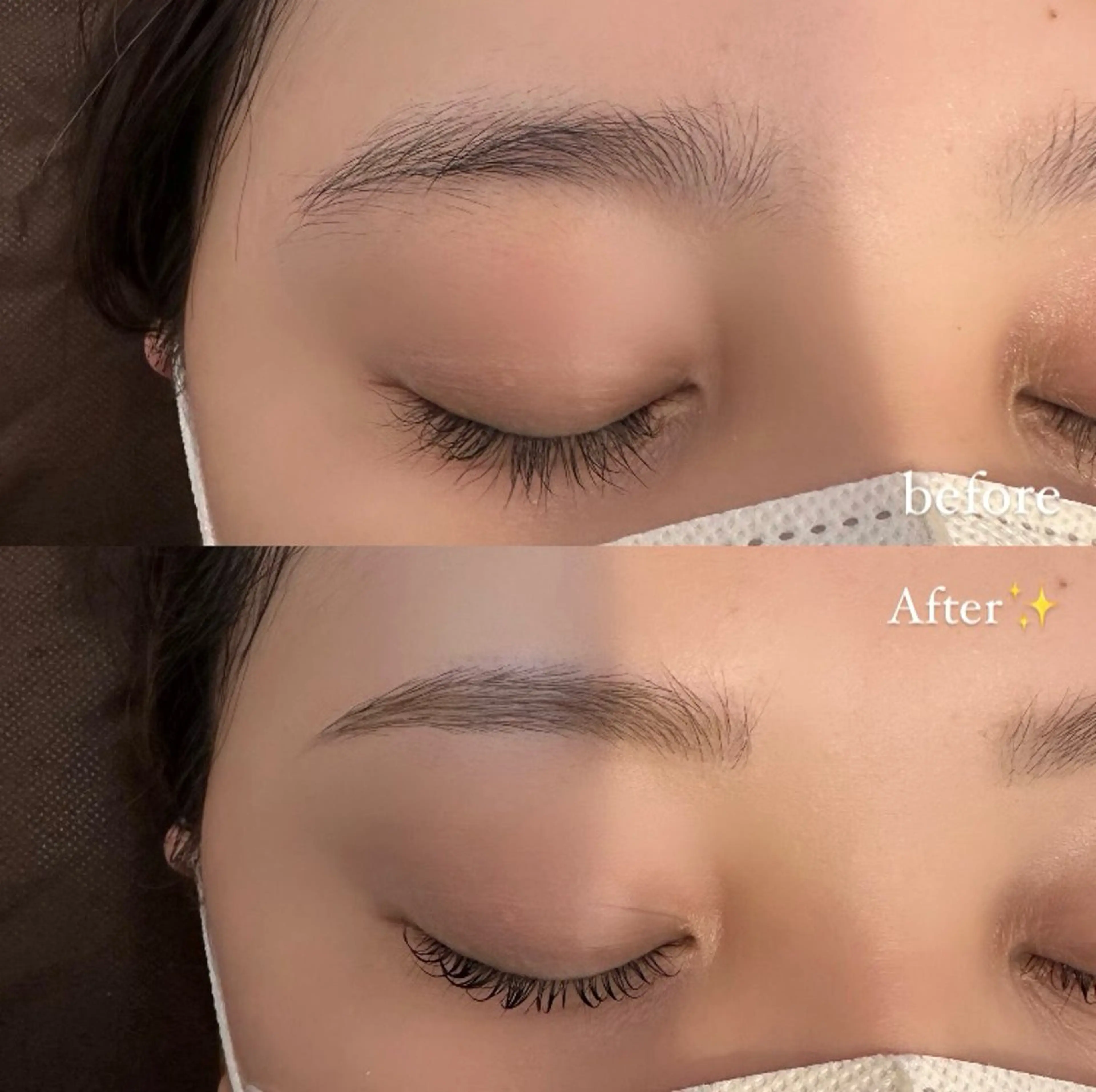 🦮🐈⬛眉スタイリング➕ラッシュリフ-`📣⋆の写真