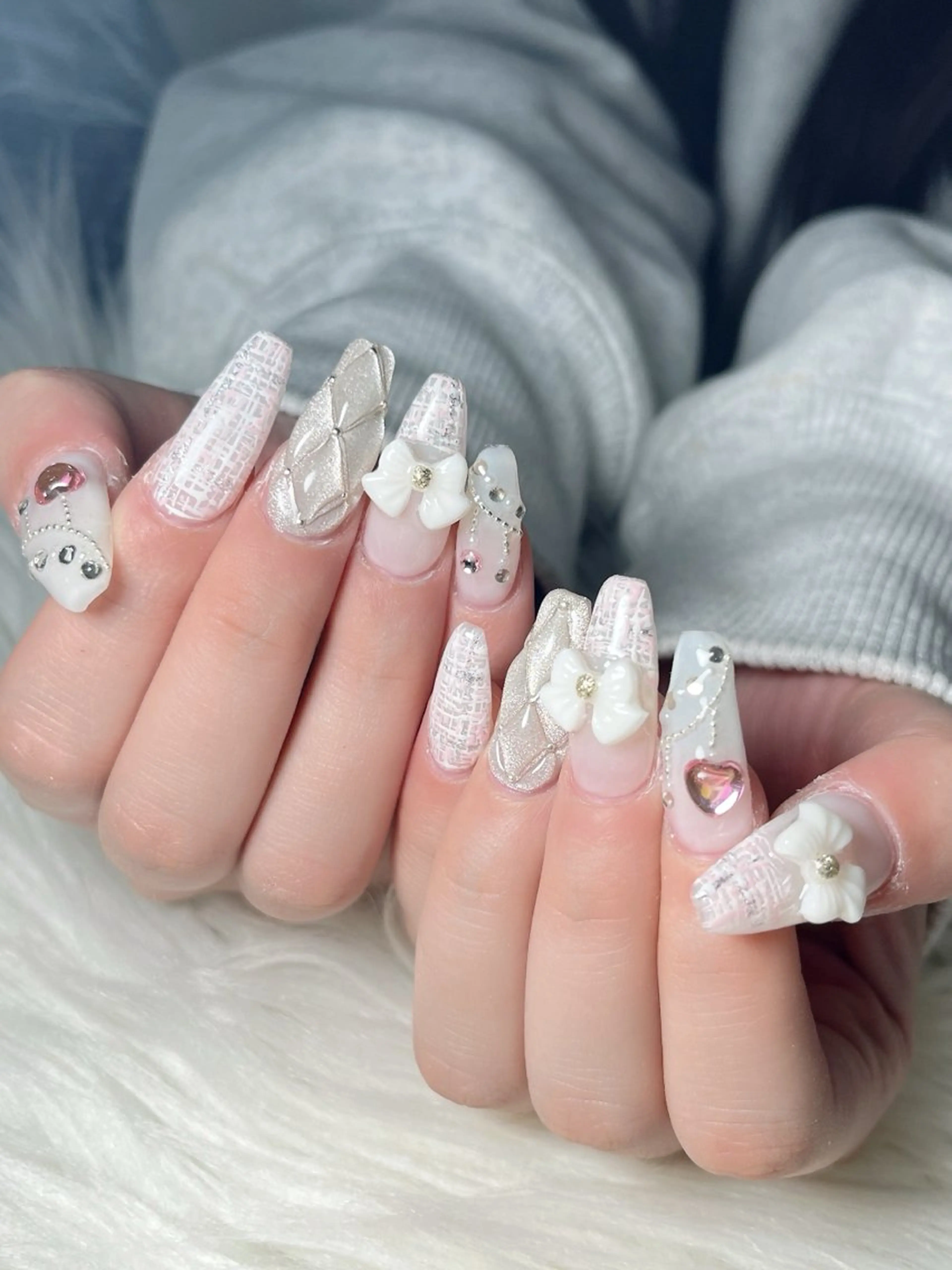 【春クーポン🌷🌸݁𖥔.】デザインやり放題🦄アートし放題🤍写真持ち込みできます!の写真