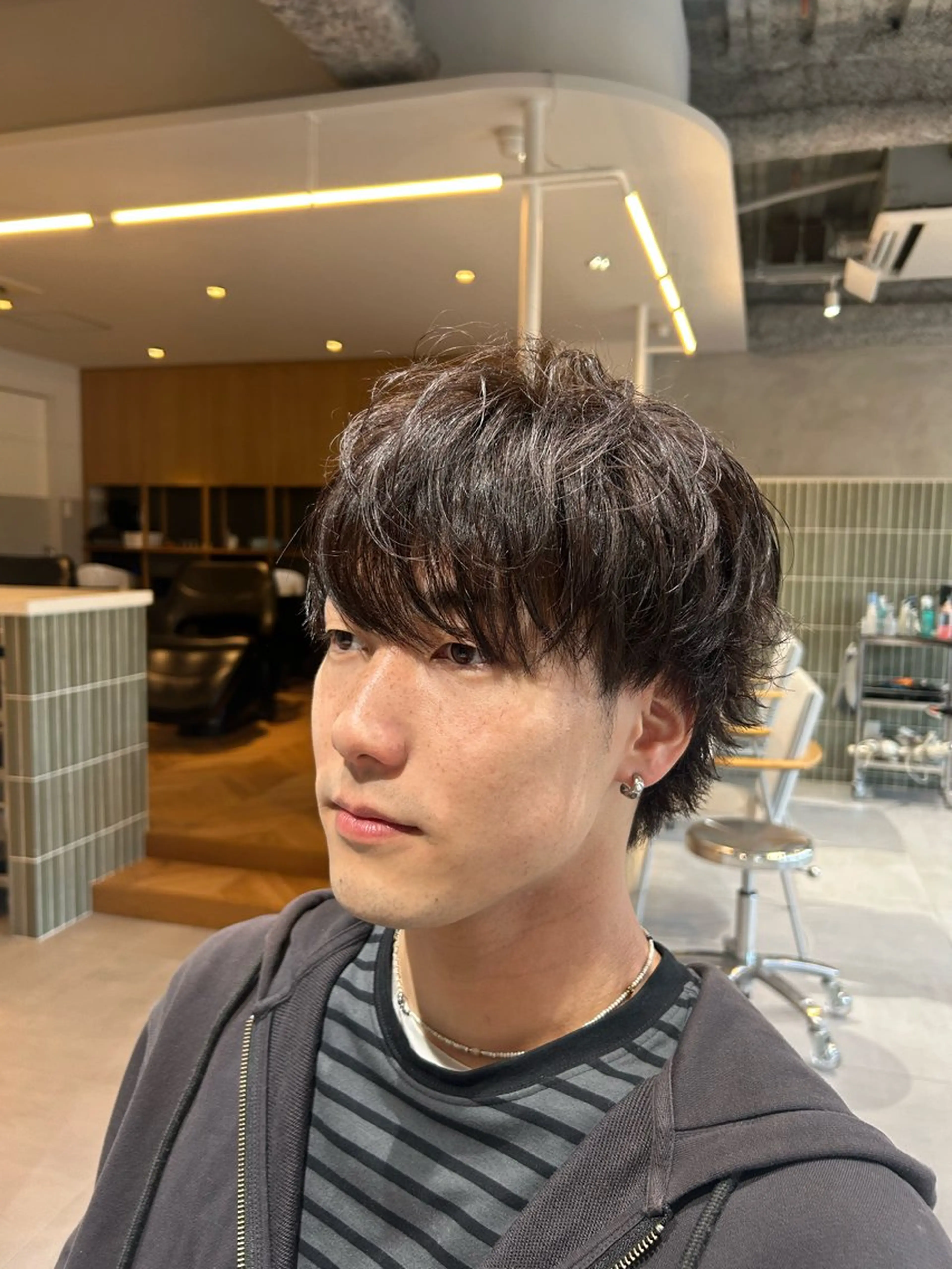 メンズ マッシュ 前竹 那生のヘアスタイル