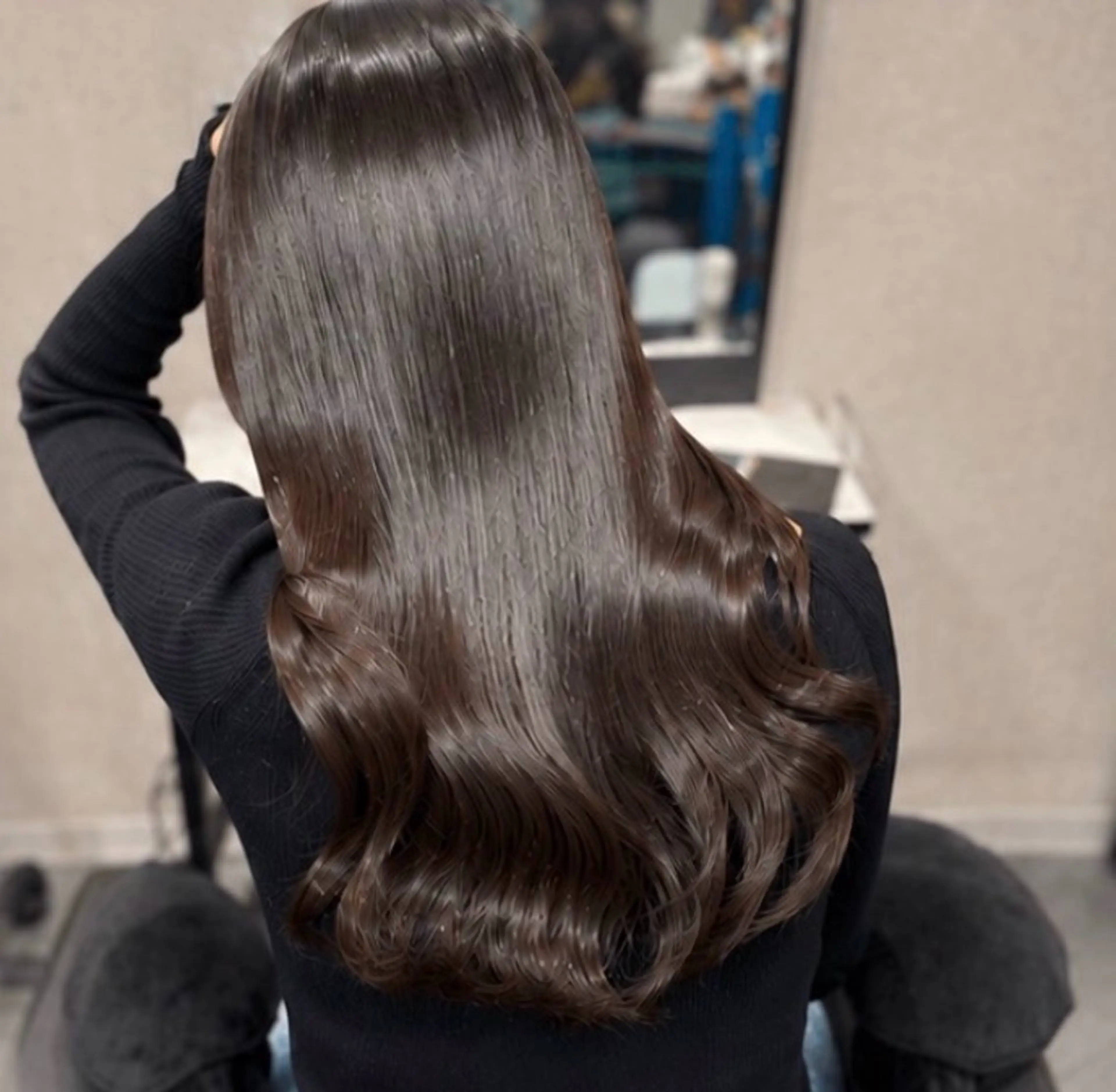 ロング カラー ヘアカラー sakina ໒꒱のヘアスタイル