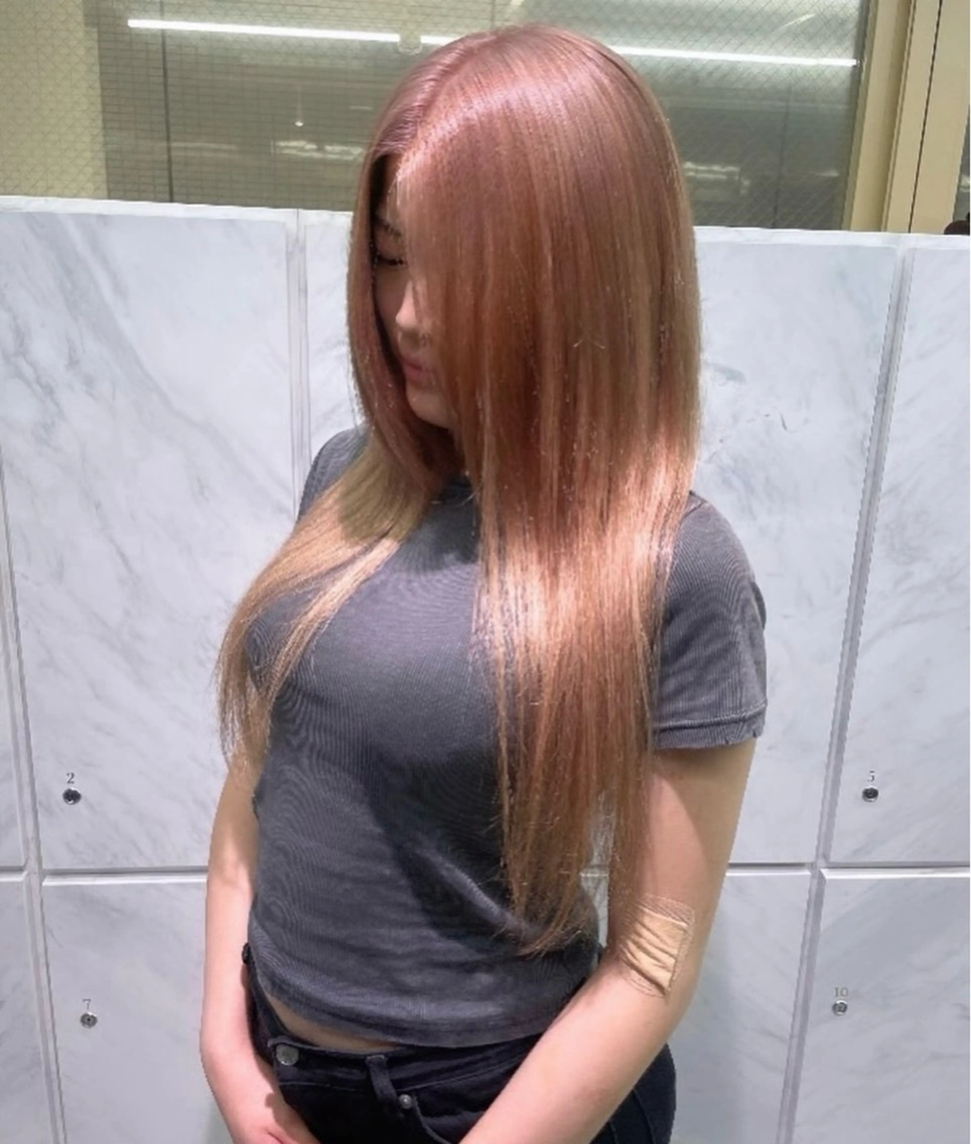 ロング ヘアカラー エクステ 🦋プルエクステ ARISA🦋のヘアスタイル