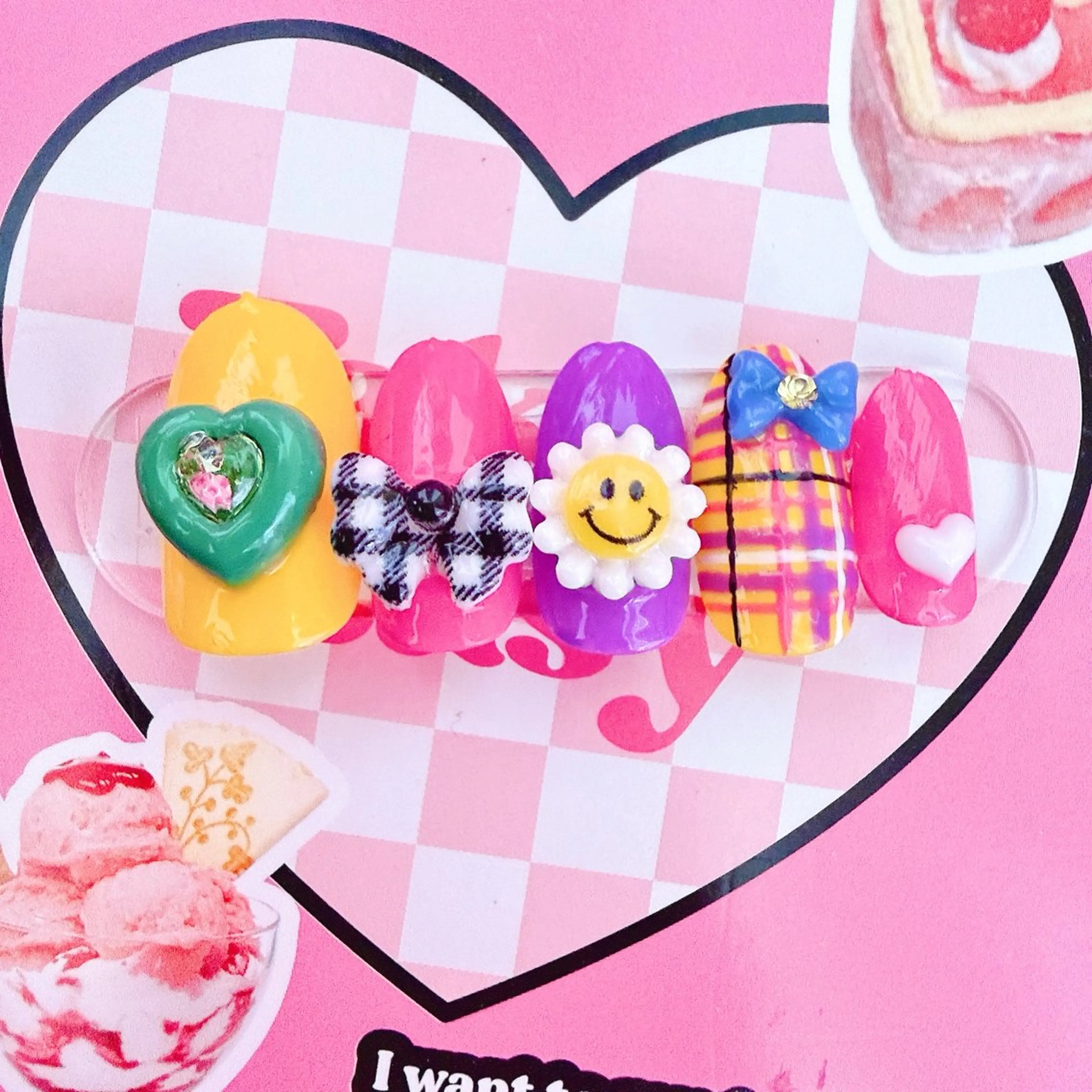 ネイル ハンドネイル MignonReve ♡EIMI🌈のネイルデザイン