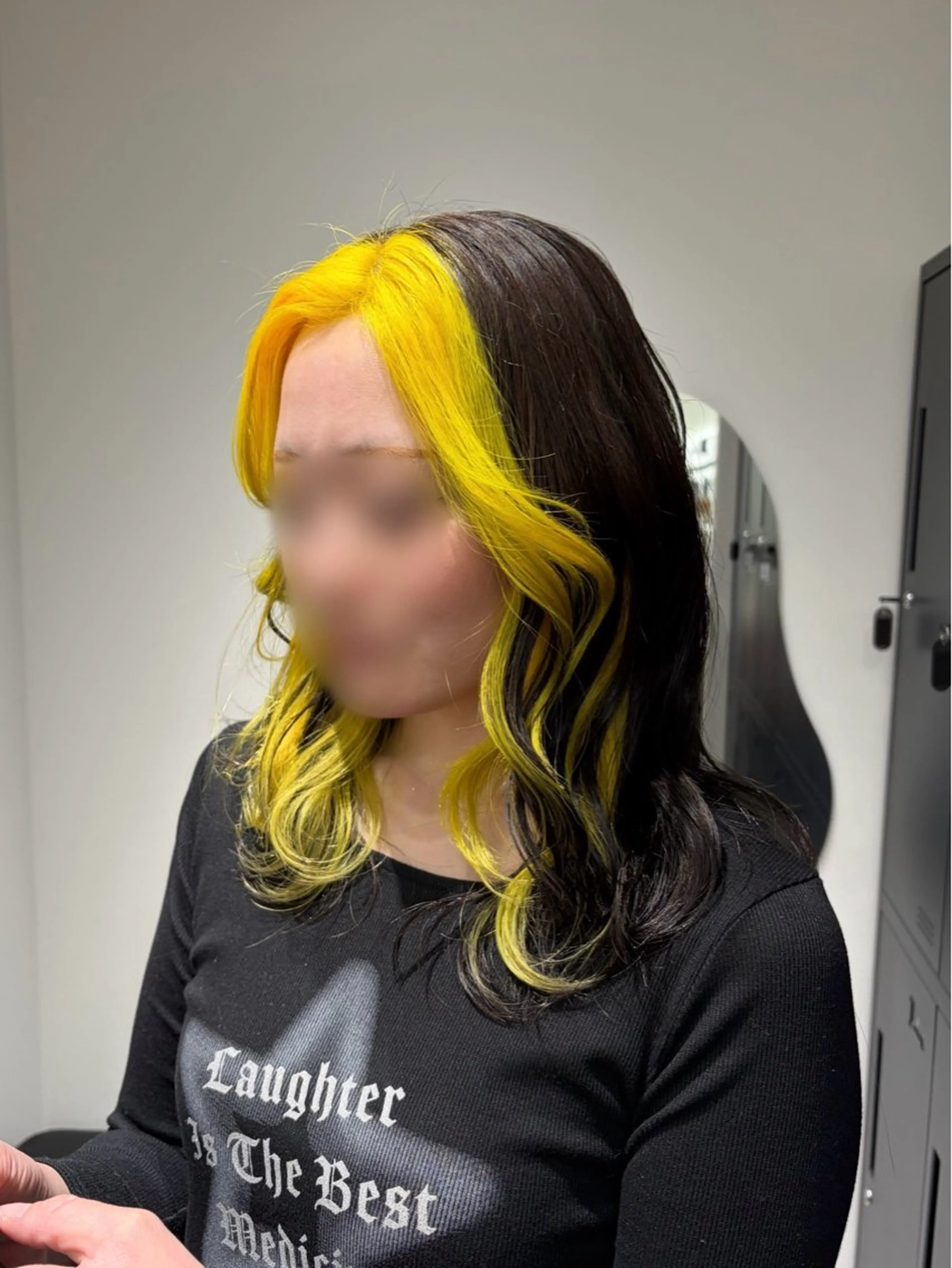 ミディアム カラー カット ヘアカラー limitみづき🌙 パーマのヘアスタイル