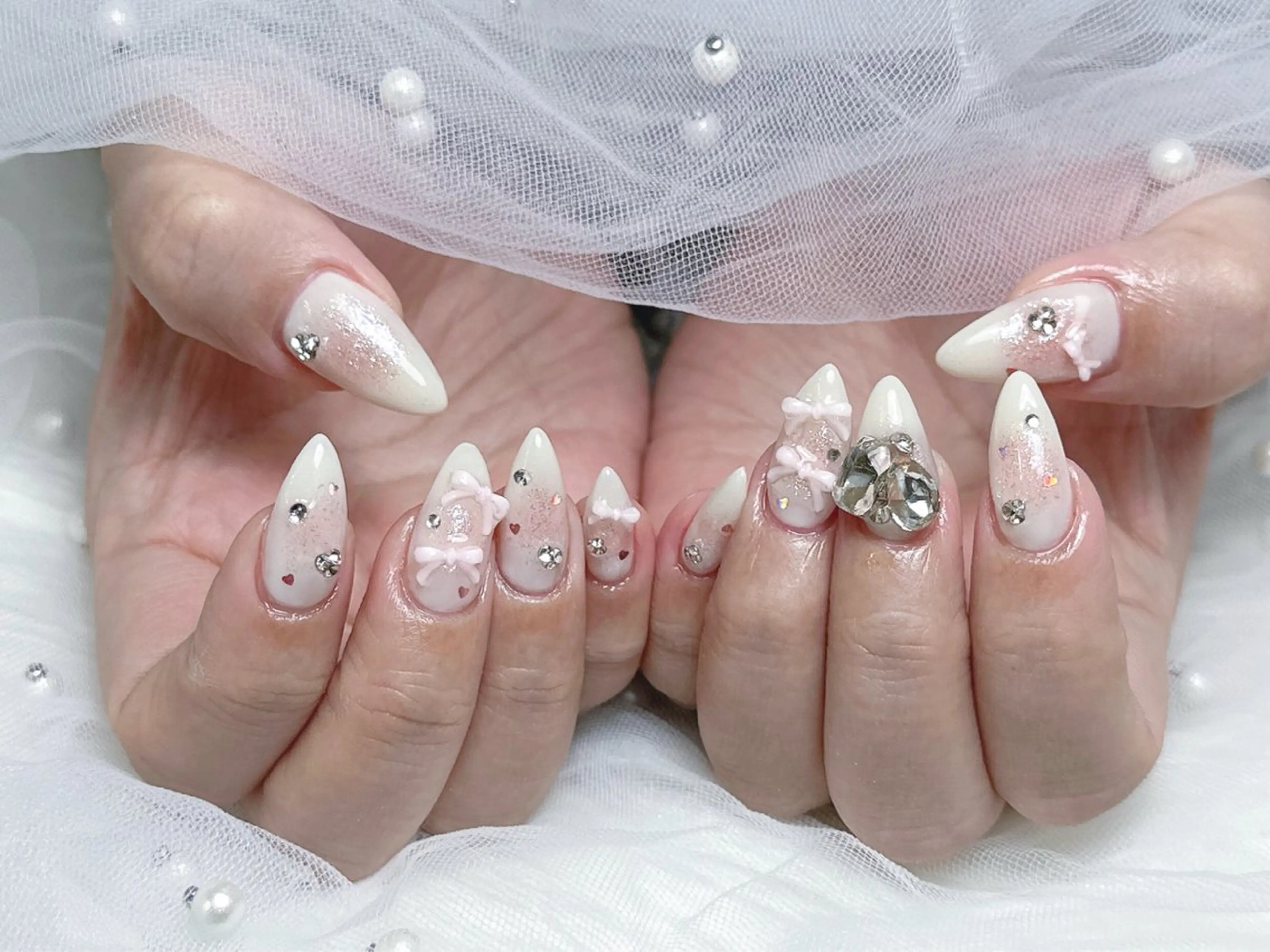 ネイル ハンドネイル 【Eclat ｴｸﾗ】nail＆beauty所属・Eclat〔ｴｸﾗ〕 MOEKA𝜗𝜚*のネイルデザイン