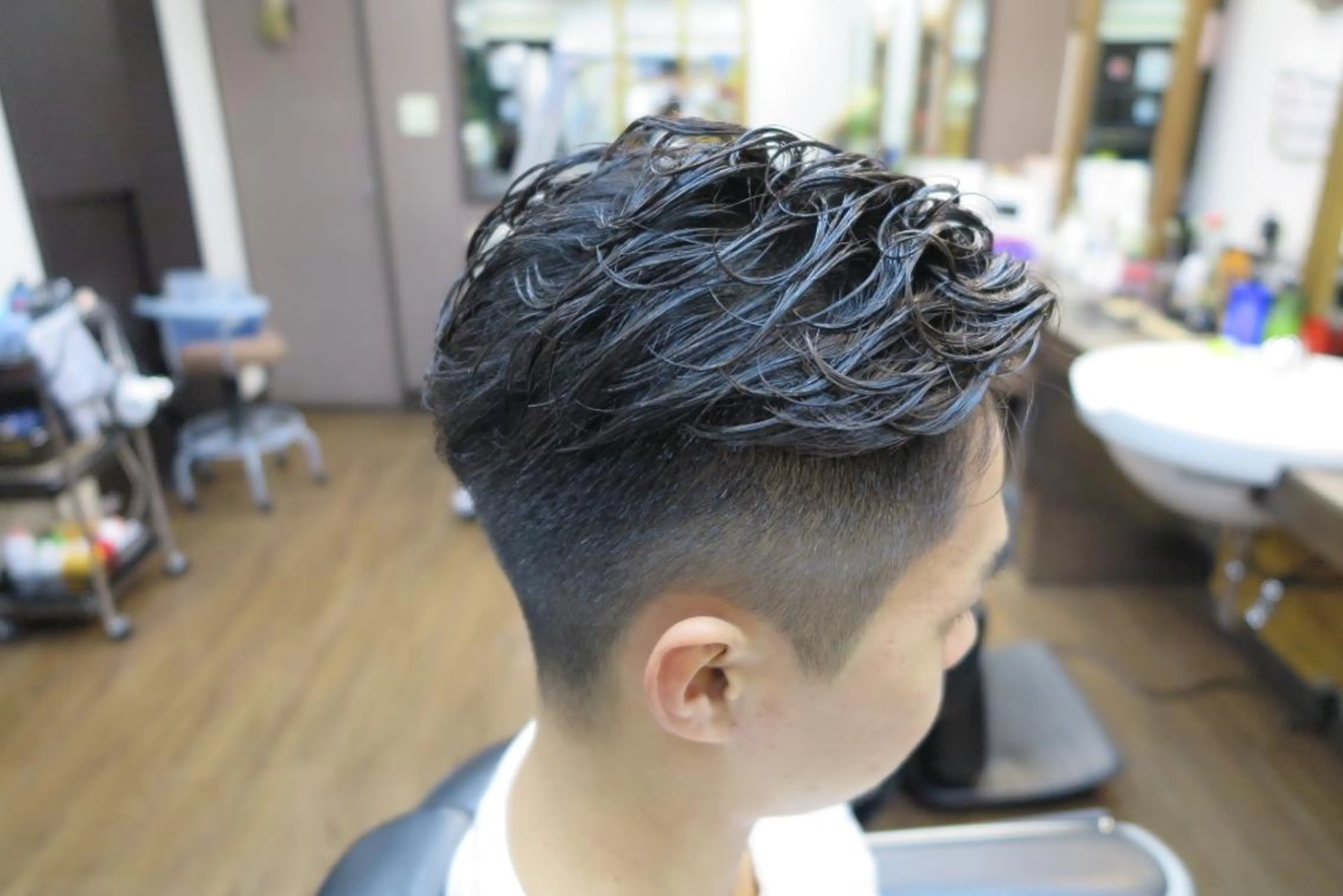 ショート メンズ おしゃれさろんオオキ所属・男を磨く Barber オオキのヘアスタイル