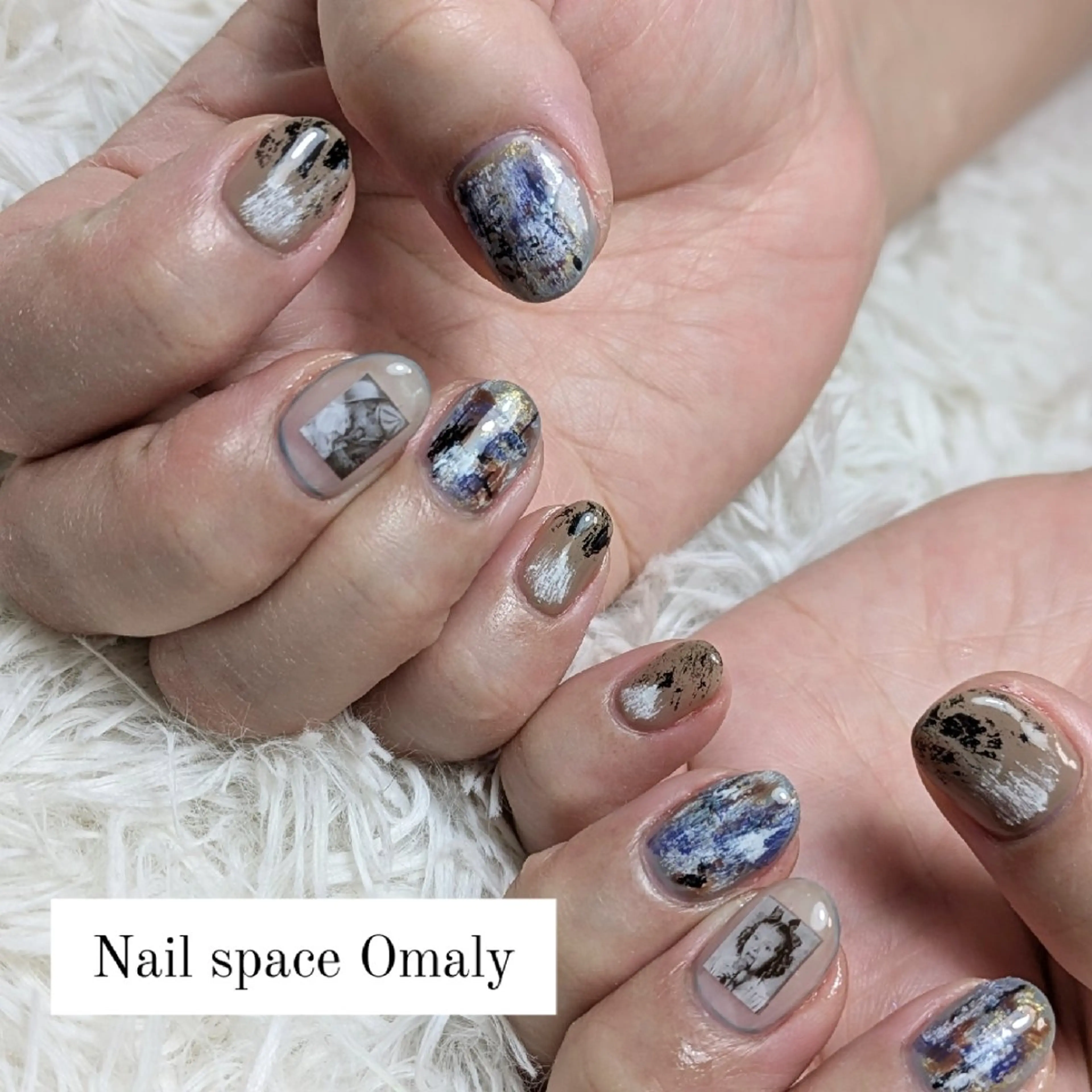 ショート ハンドネイル Nailspeace Omalyのネイルデザイン