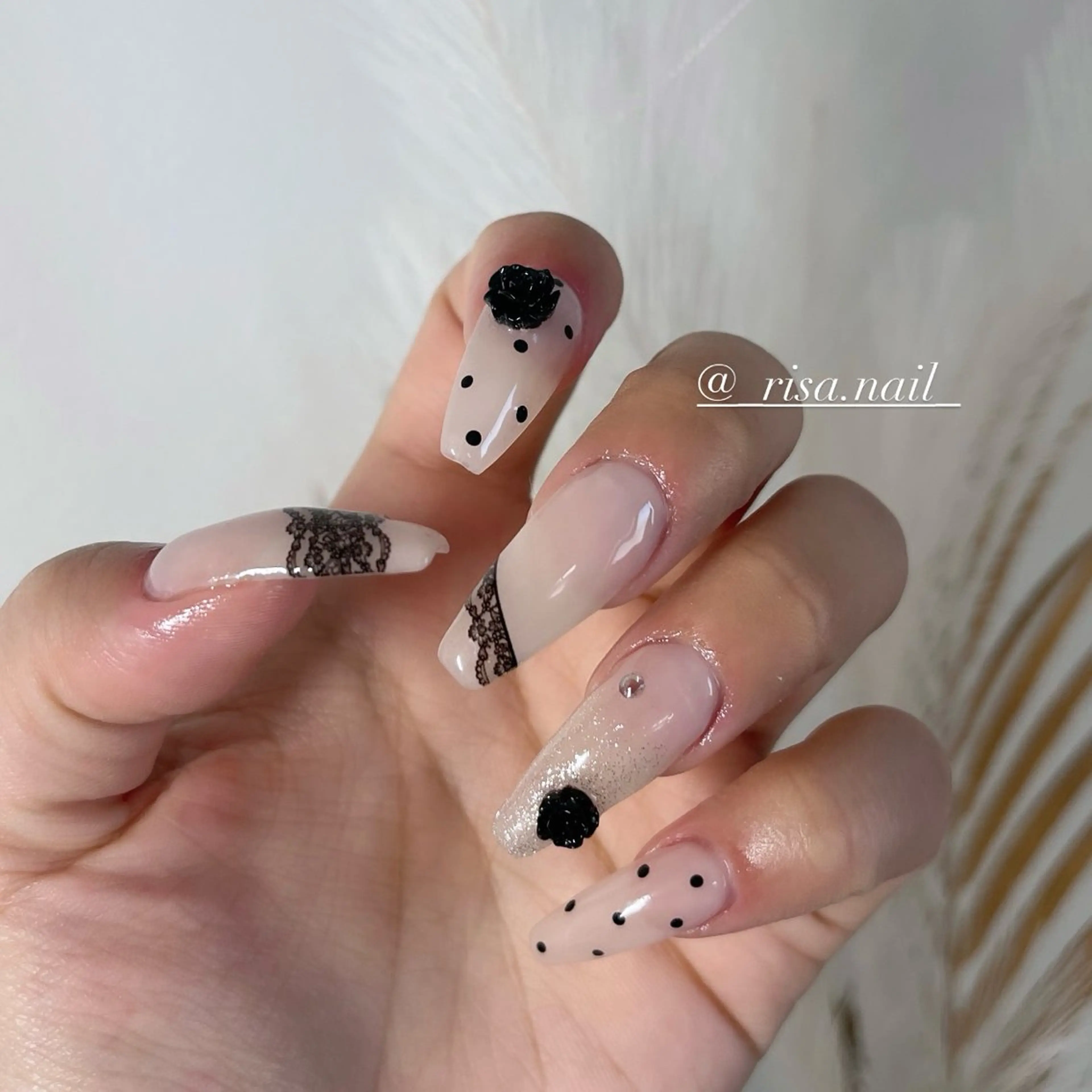 ネイル ハンドネイル 🅁nail🪞✨ risa🎀のネイルデザイン