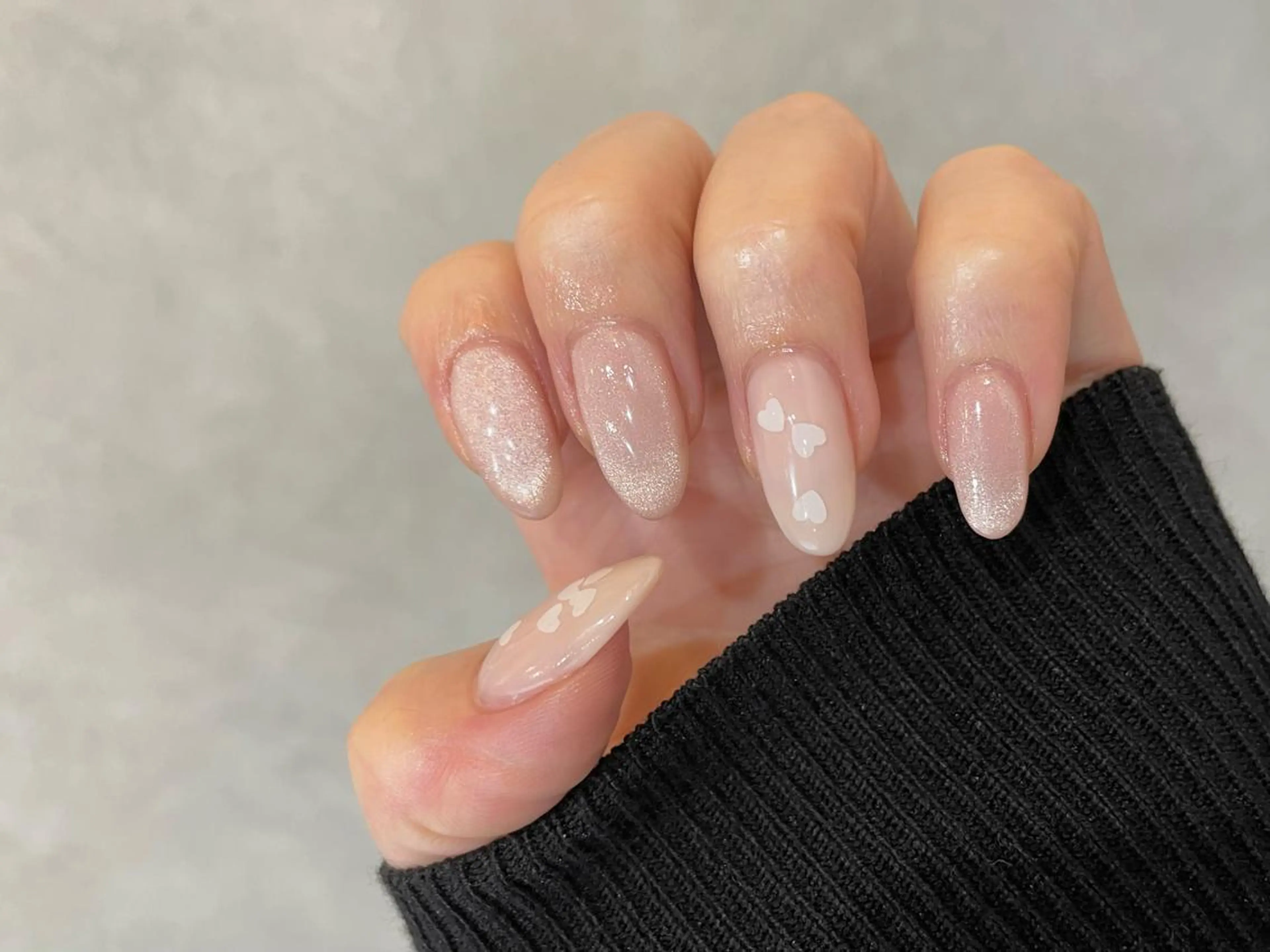 ネイル ハート マグネットネイル riri-nail Rie Endoのネイルデザイン