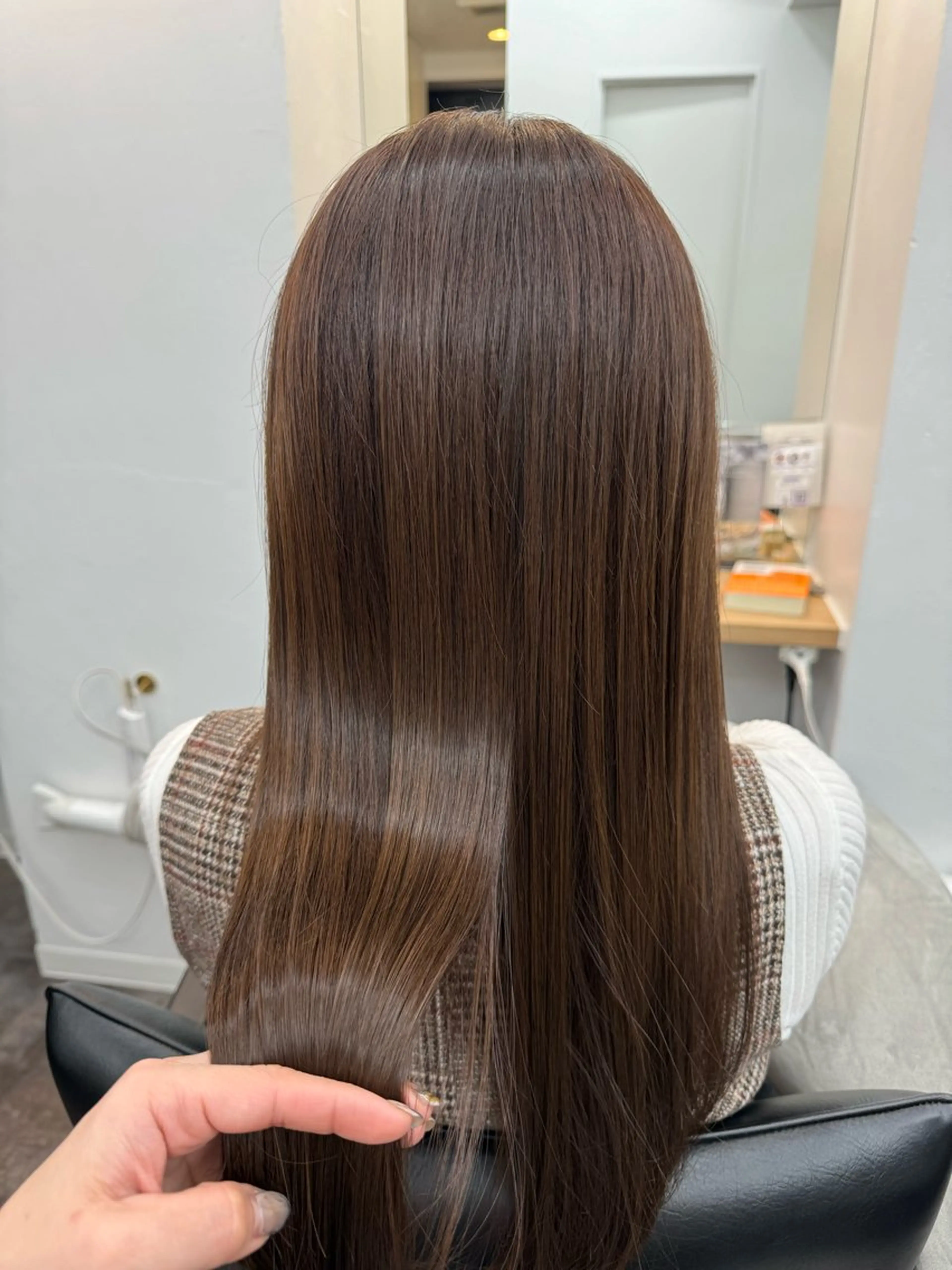 ロング カラー カット ヘアカラー トリートメント WISTERIA P LUS1 ikumiのヘアスタイル