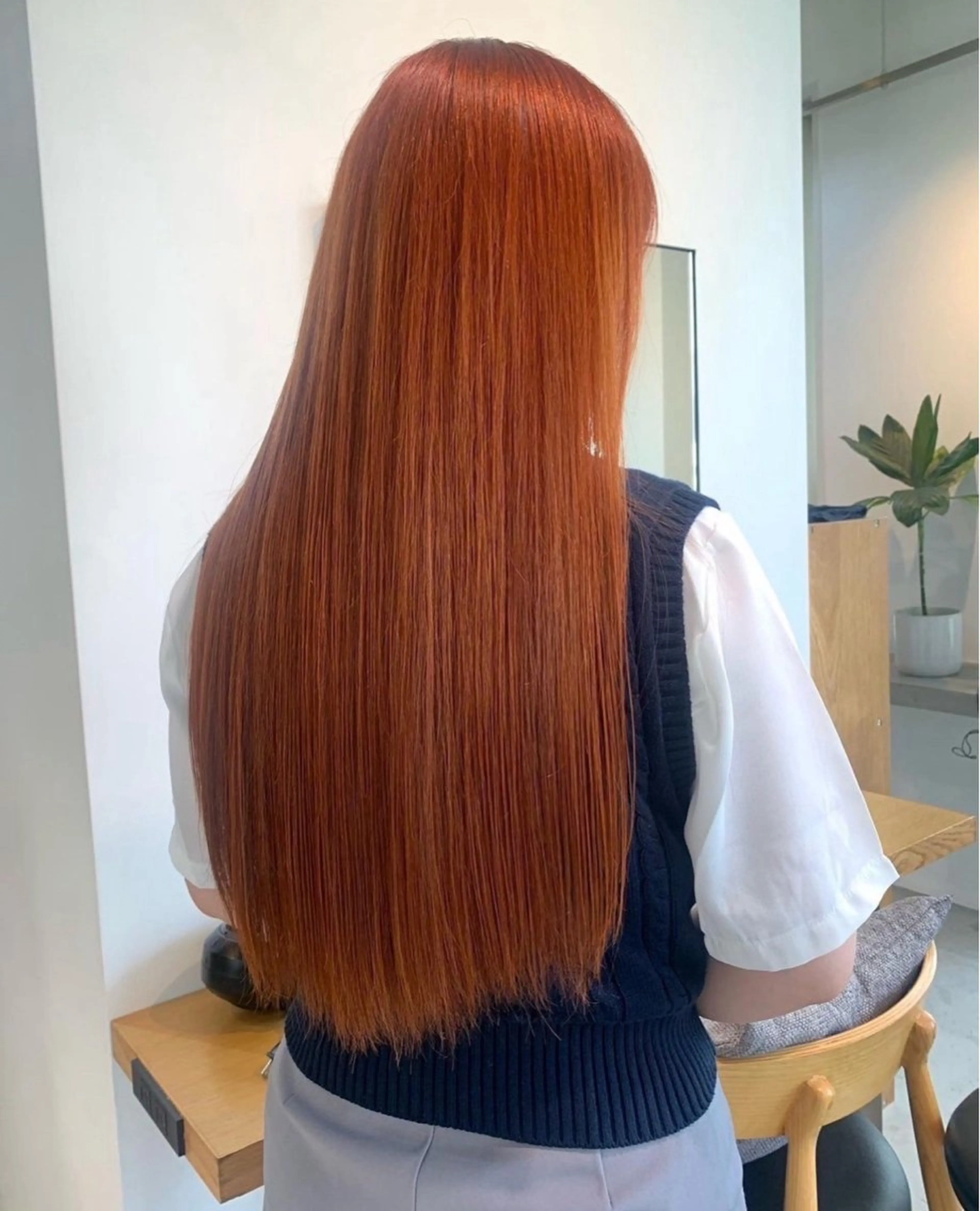 ロング 🎀縮毛矯正／ パーマ／りんのヘアスタイル