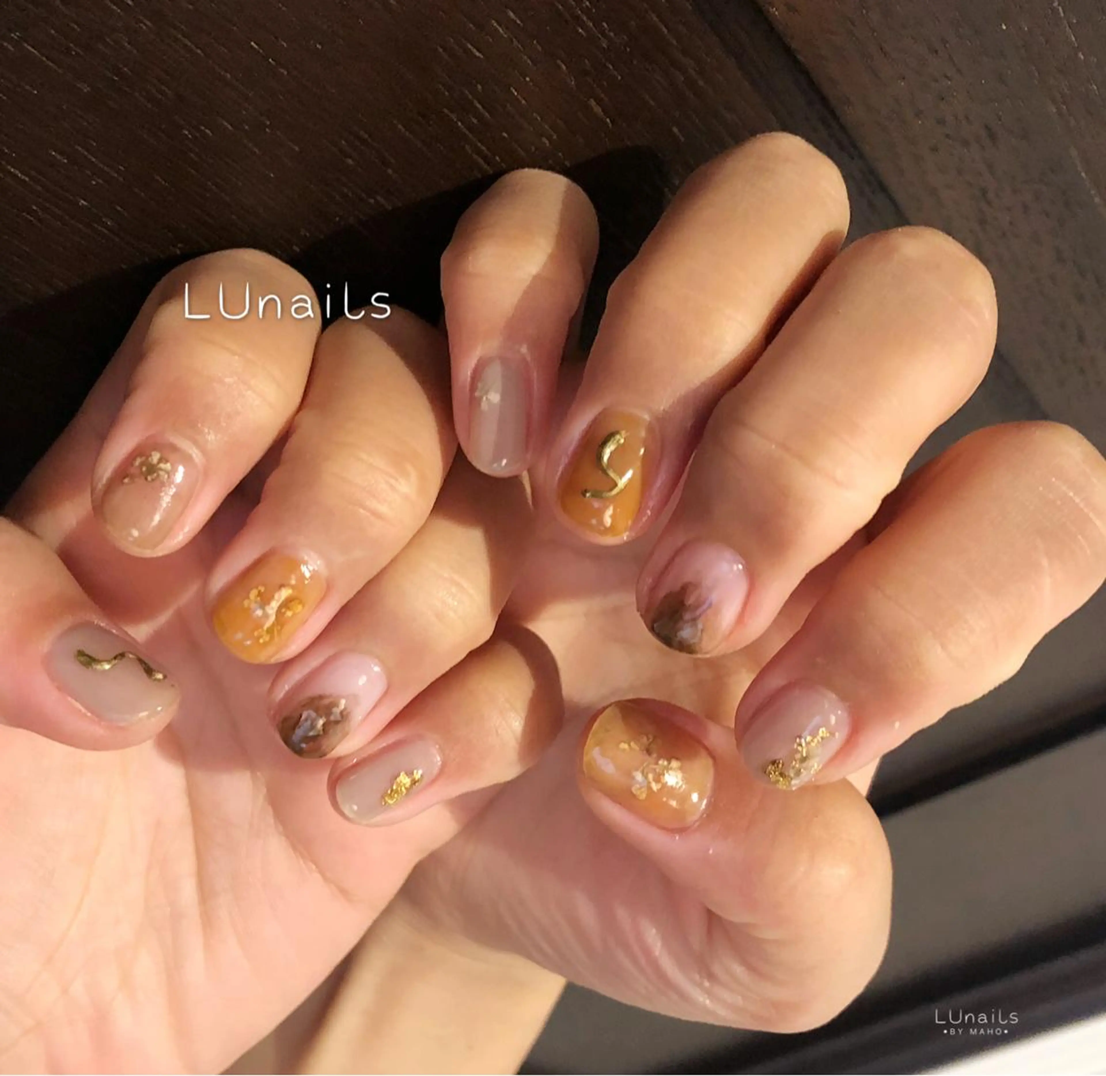 ネイル LUnails MAHOのネイルデザイン