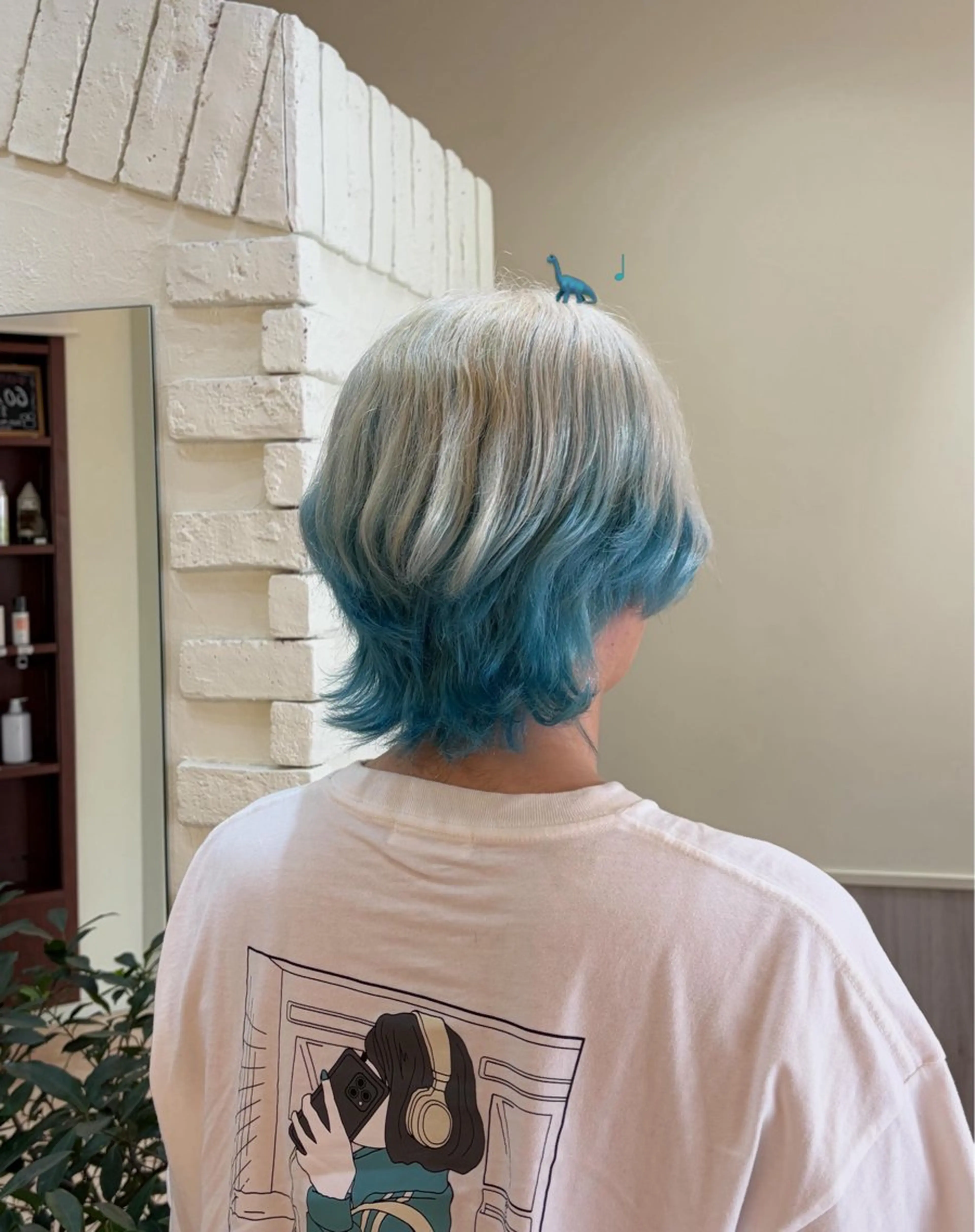 カラー ブリーチ ケアブリーチ ヘアカラー ミヤザキ ナギ🈂️のヘアスタイル