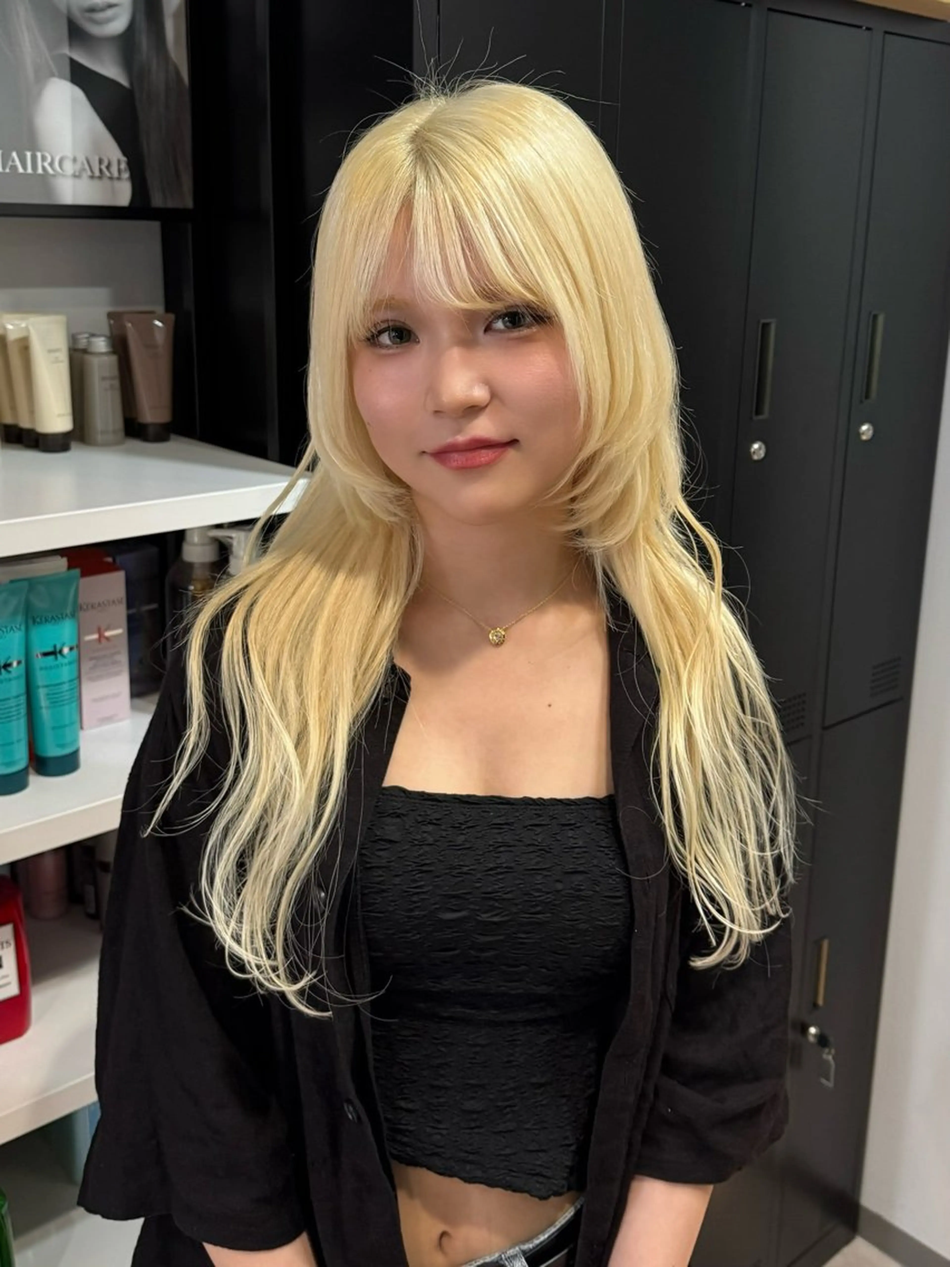 ロング エクステ エクステ ハイトーン/エクステ /韓国ヘアKENTAのヘアスタイル