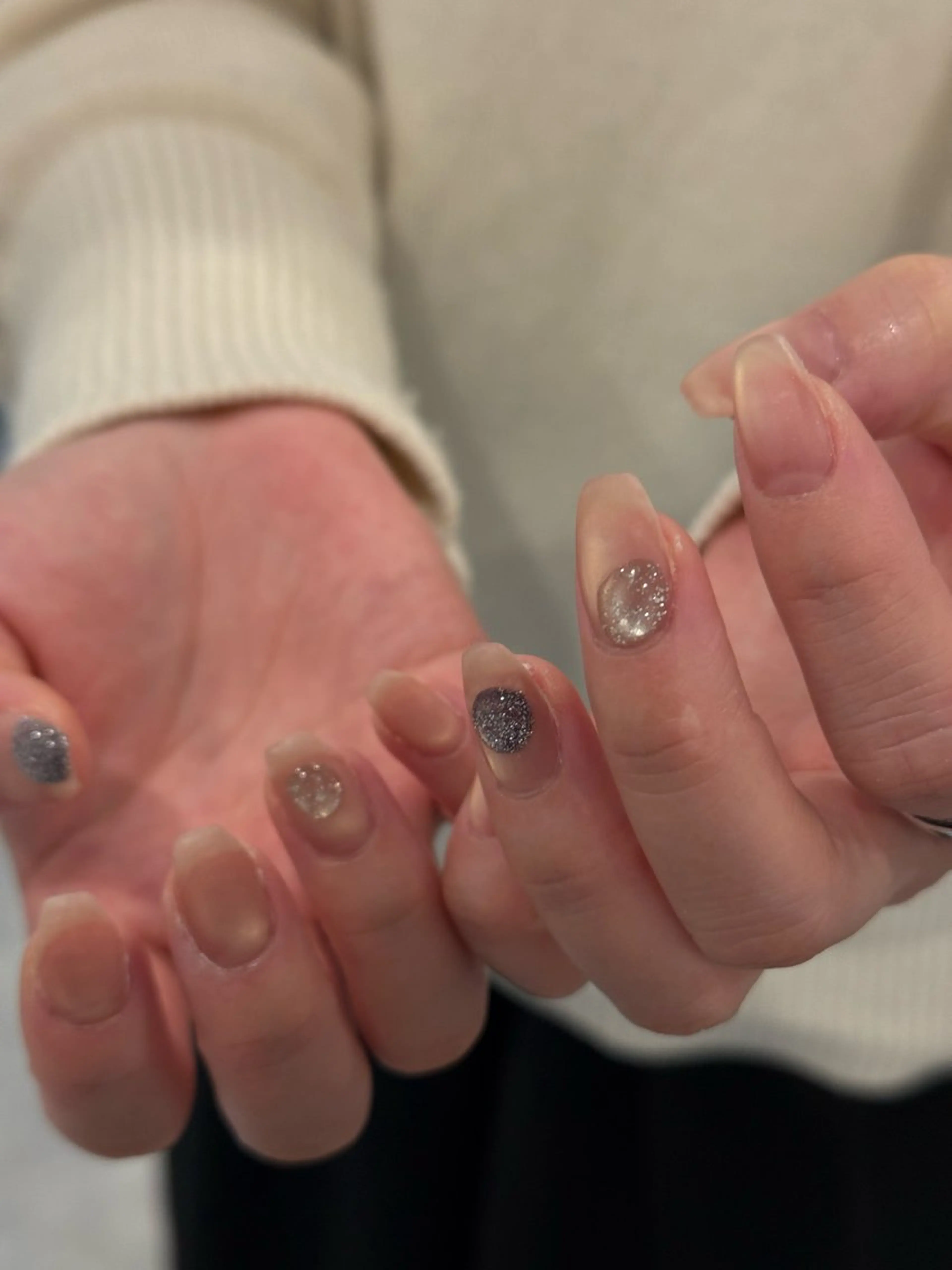 ネイル マグネットネイル マットネイル ハンドネイル nr. nayuのネイルデザイン