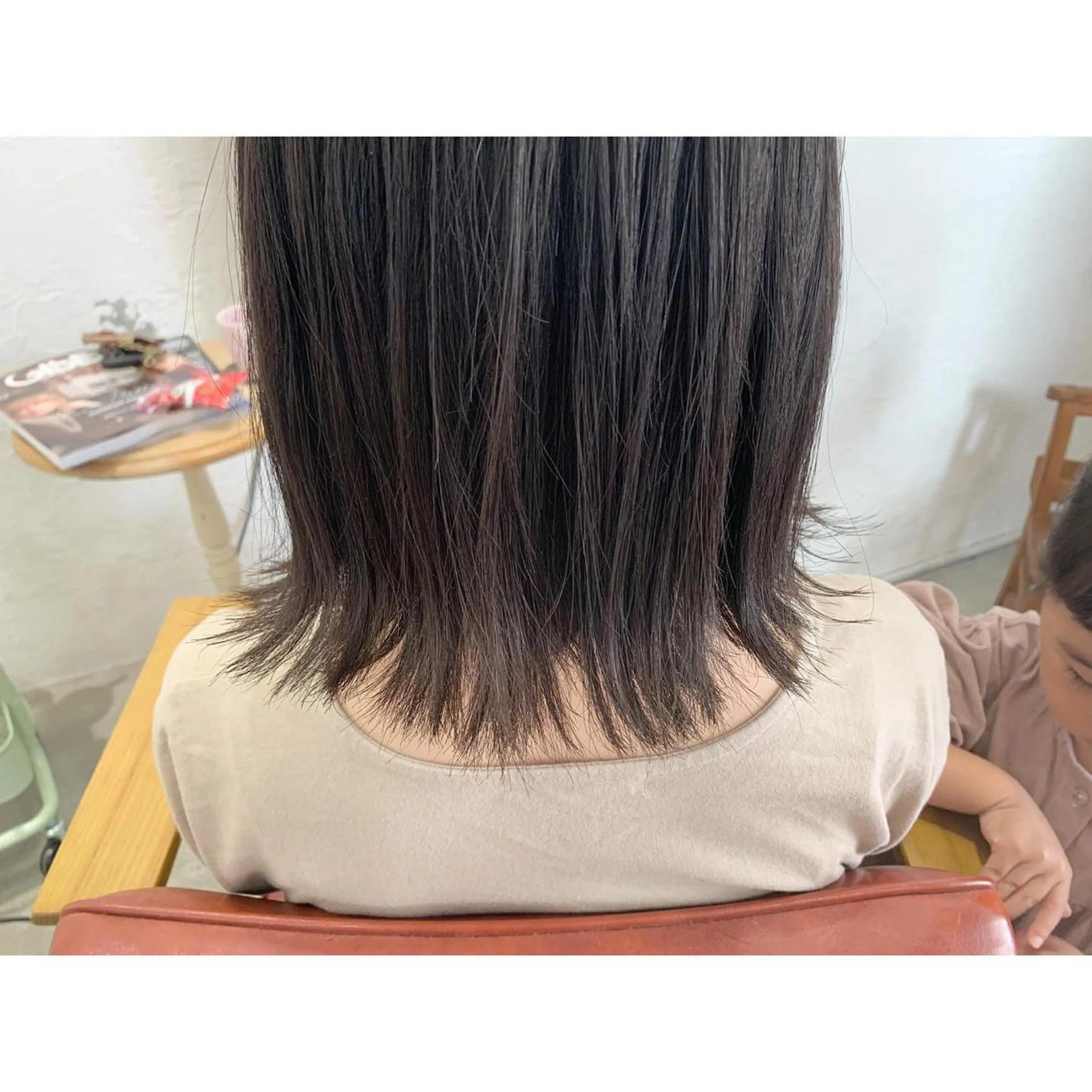 ミディアム カラー カット ヘアカラー fio マナミのヘアスタイル