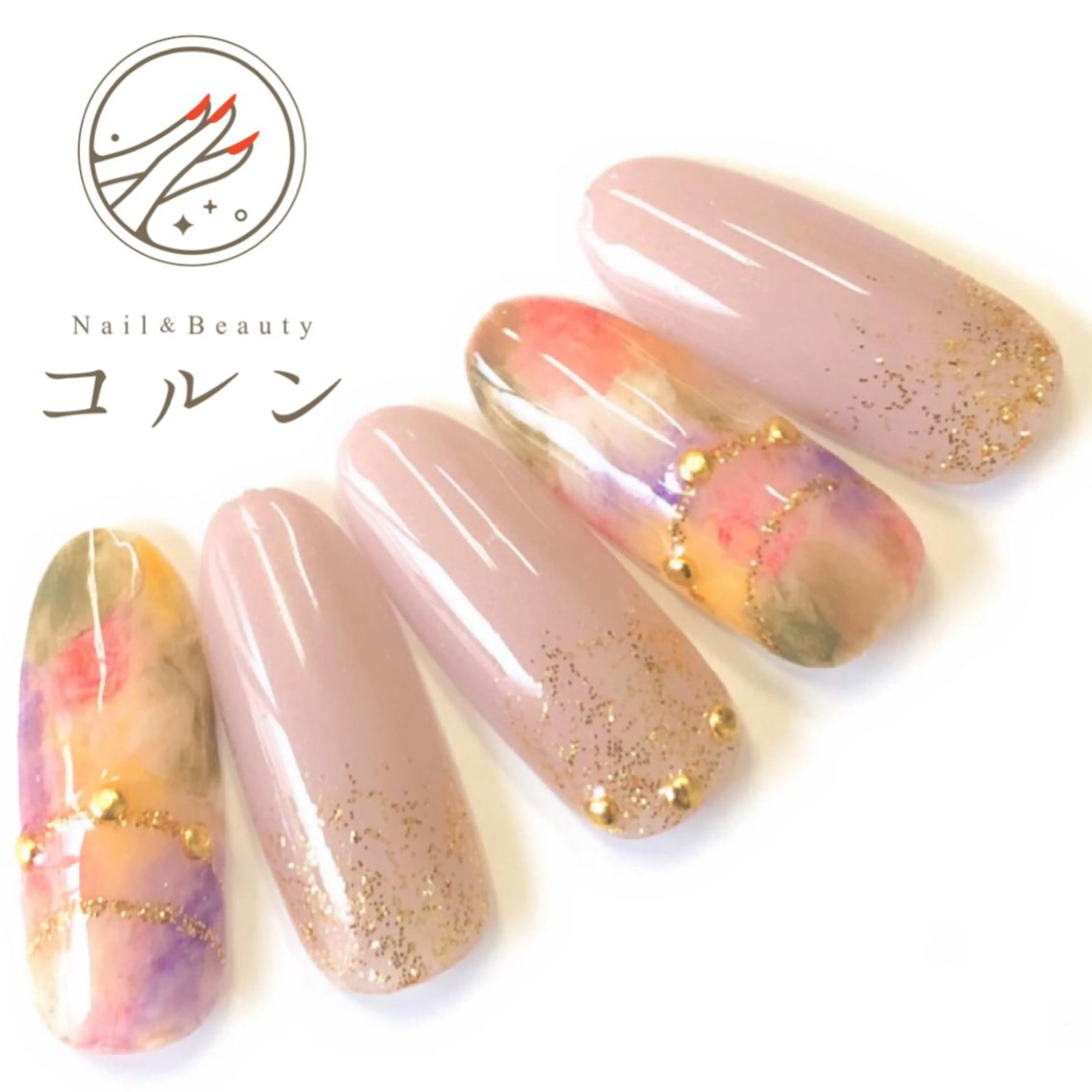 ネイル ハンドネイル フットネイル NailBeauty コルンのネイルデザイン