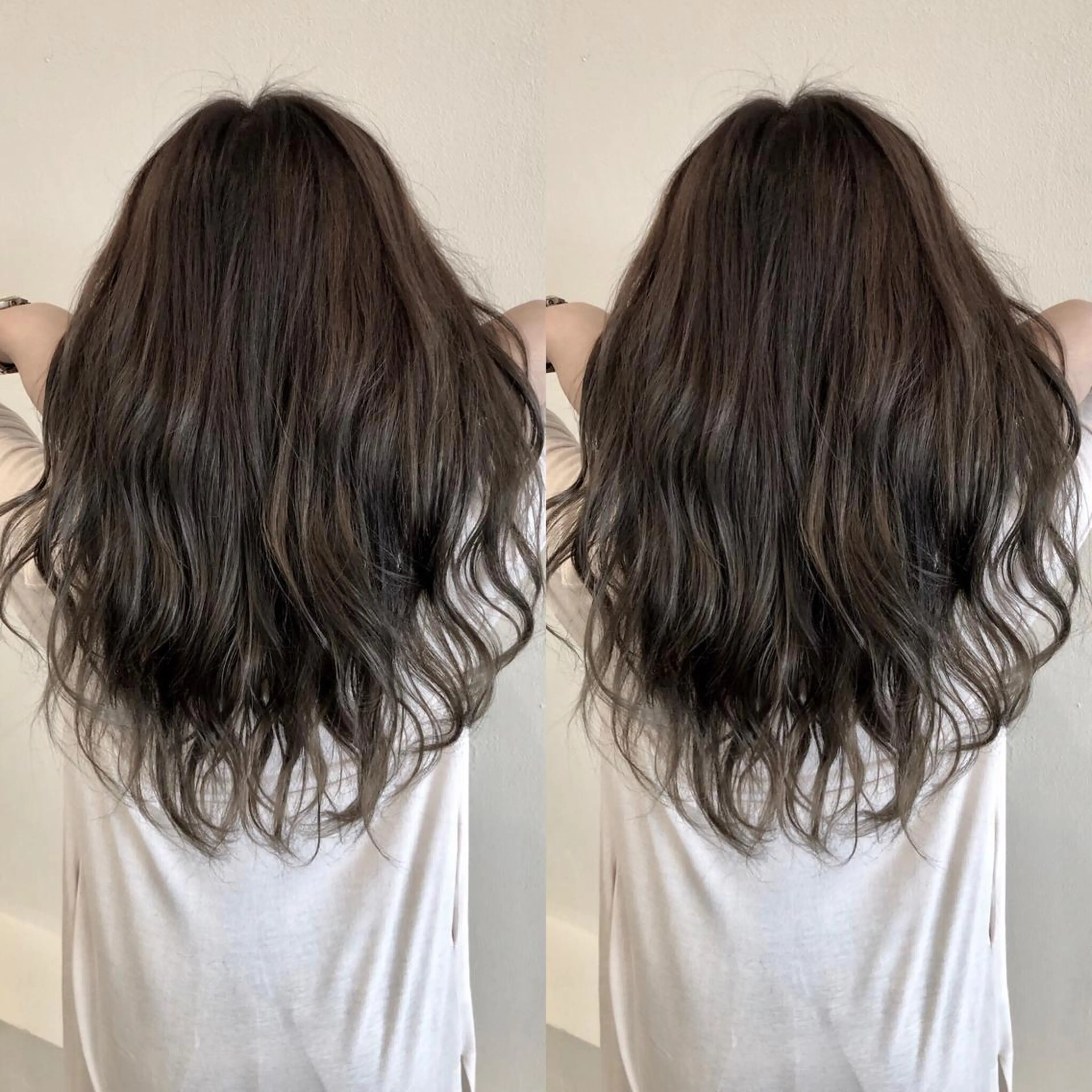 セミロング カラー ヘアカラー 宮下 耕平のヘアスタイル