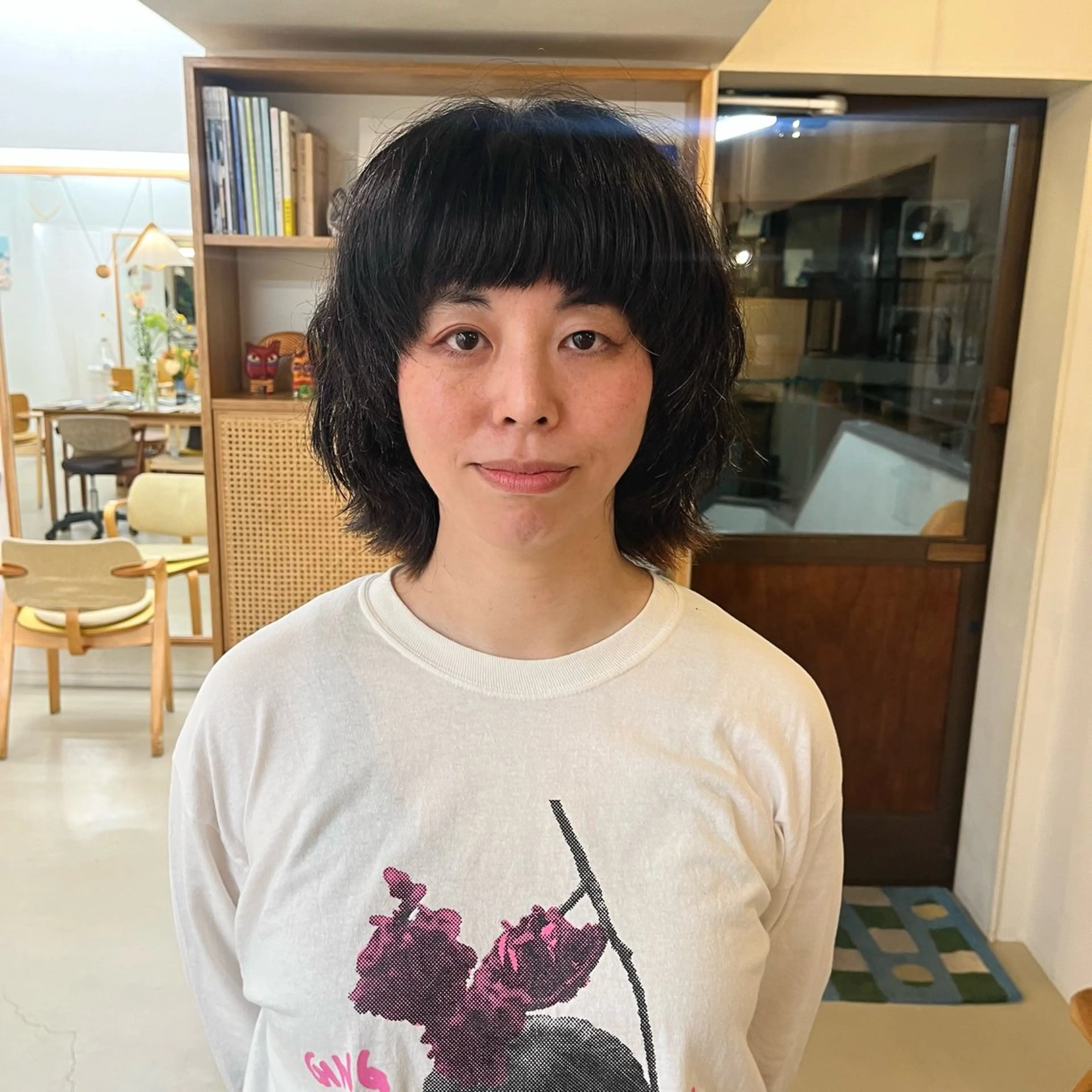ショート パーマ 宇野澤 銘のヘアスタイル