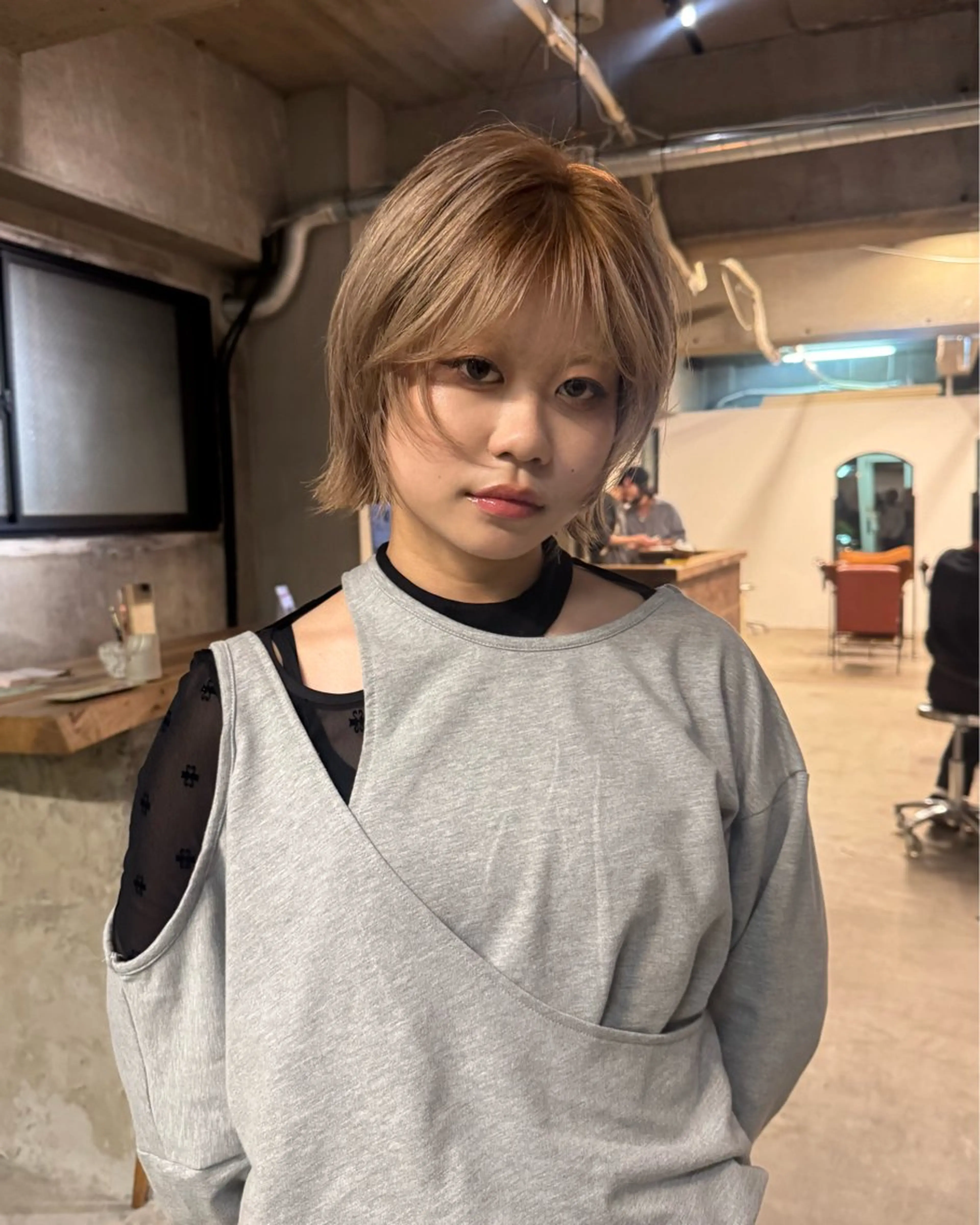 ショート カット amy.所属・amy.館澤 鮎奈のヘアスタイル