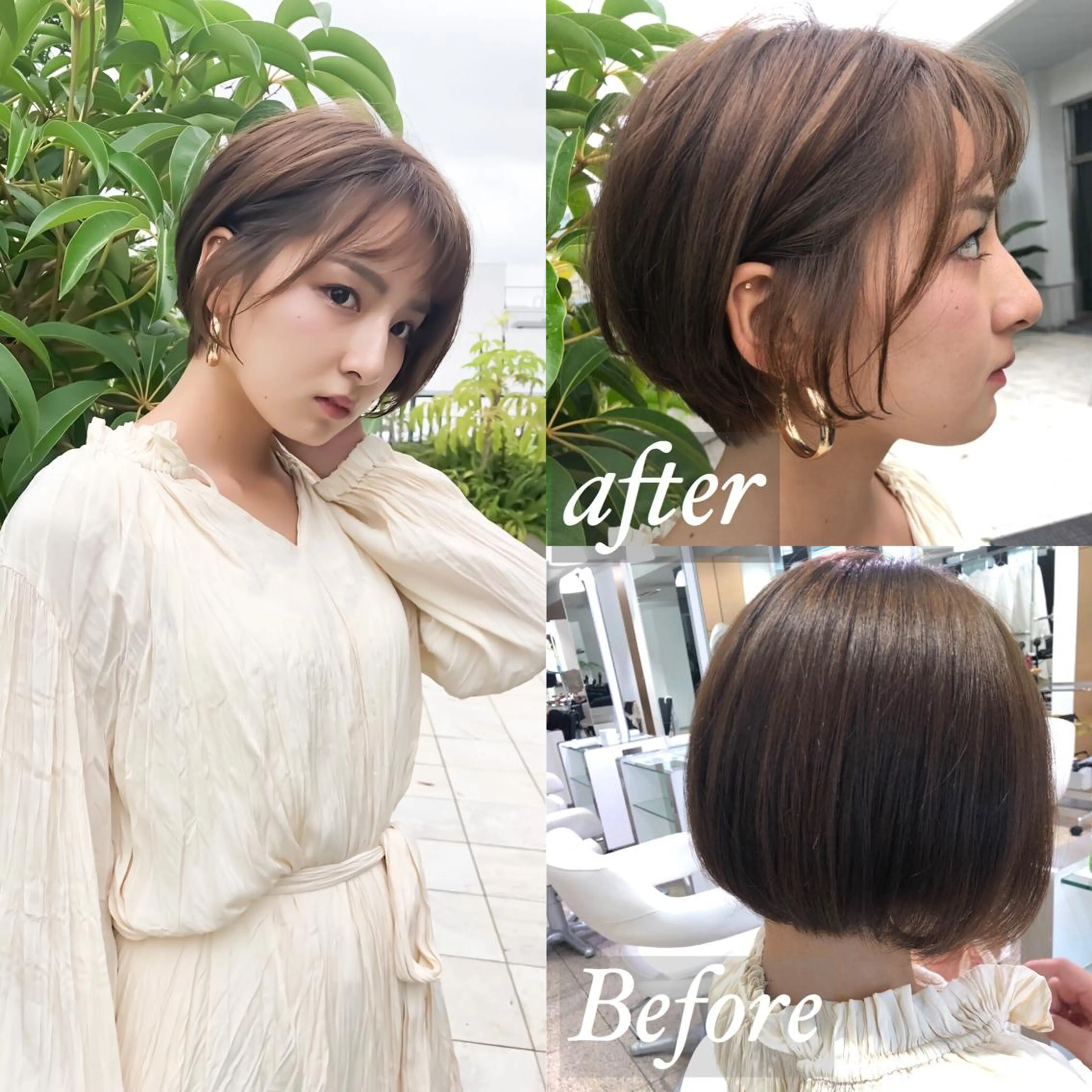 ショート 似合わせカット 迫留由弥のヘアスタイル