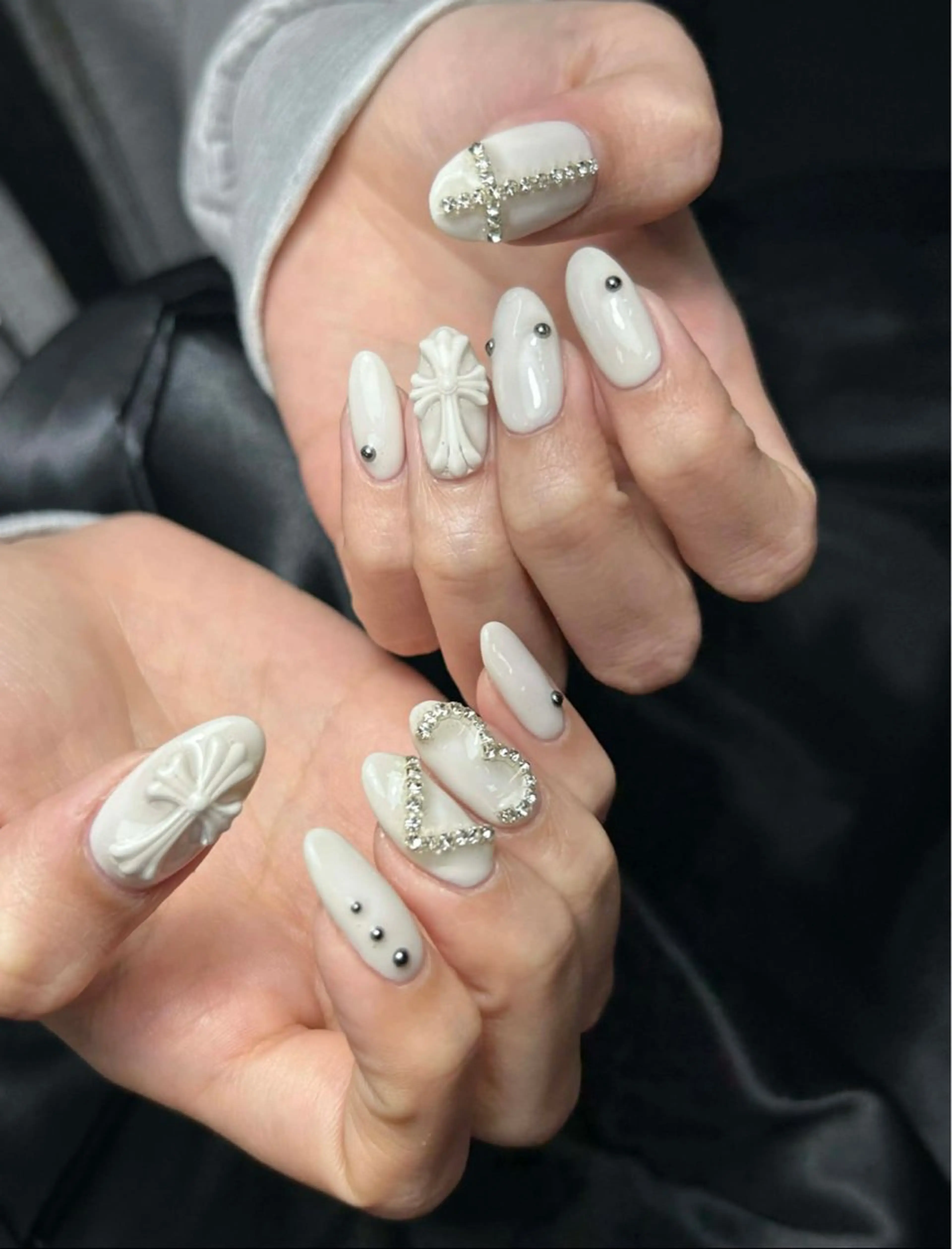 ネイル 韓国ネイル 持ち込み ニュアンスネイル ネイルチップ ハンドネイル Tini ANA.CHUOのネイルデザイン